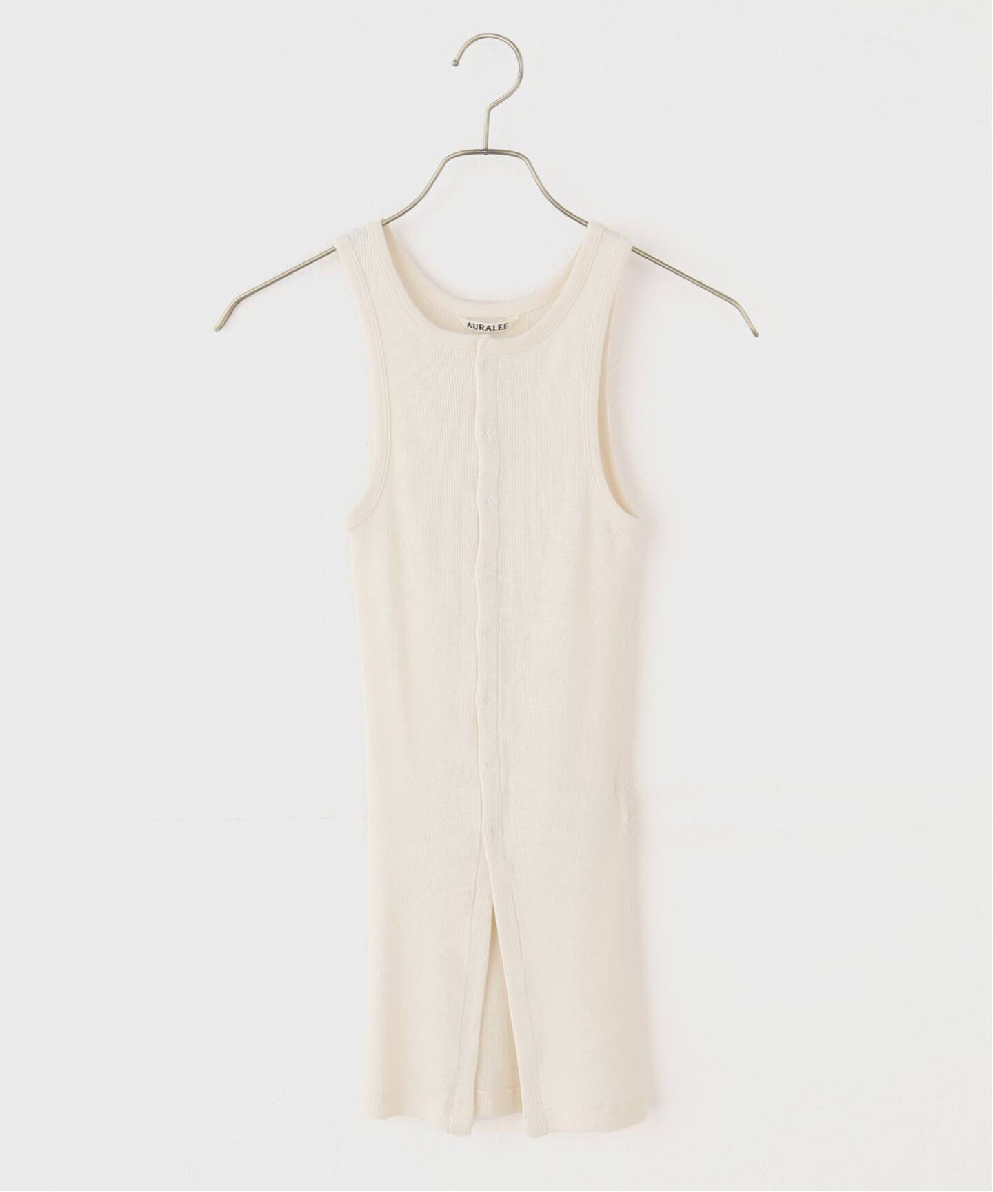 AURALEE/オーラリー ORGANIC RIB TANK タンクトップ A26ST05OT（タンク 