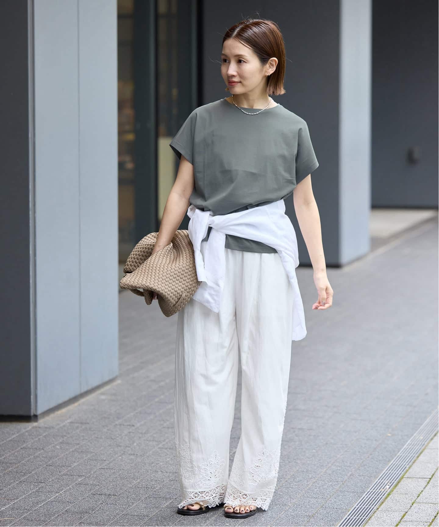 ATON SUVIN 60/2 CAP SLEEVE TEE Tシャツ SUVIN 60/2 | CAP SLEEVE T-SHIRT – ATON | エイトン