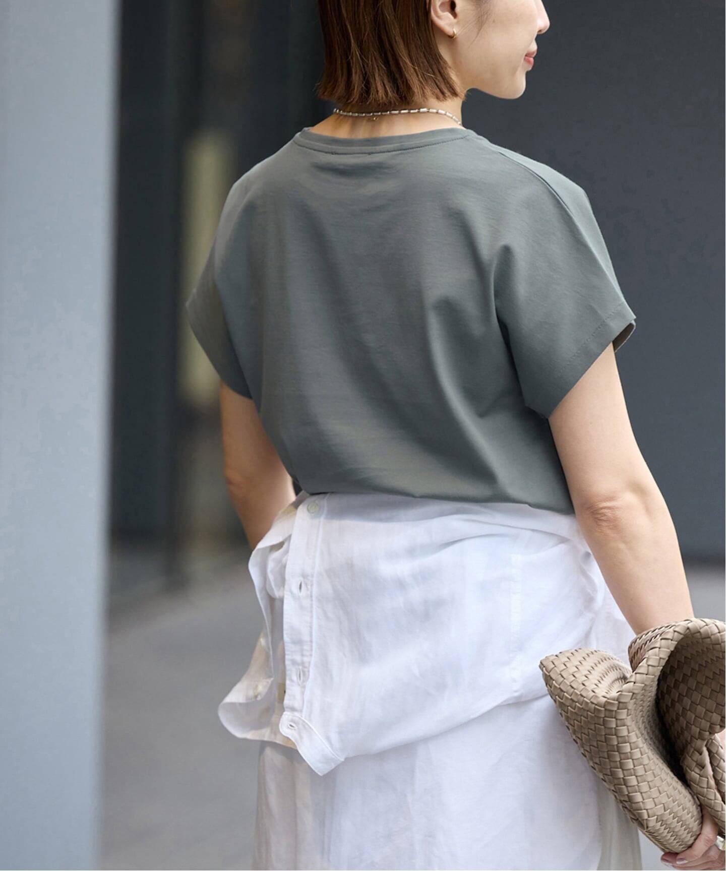 ATON/エイトン SUVIN 60/2 CAP SLEEVE Tシャツ（Tシャツ／カットソー