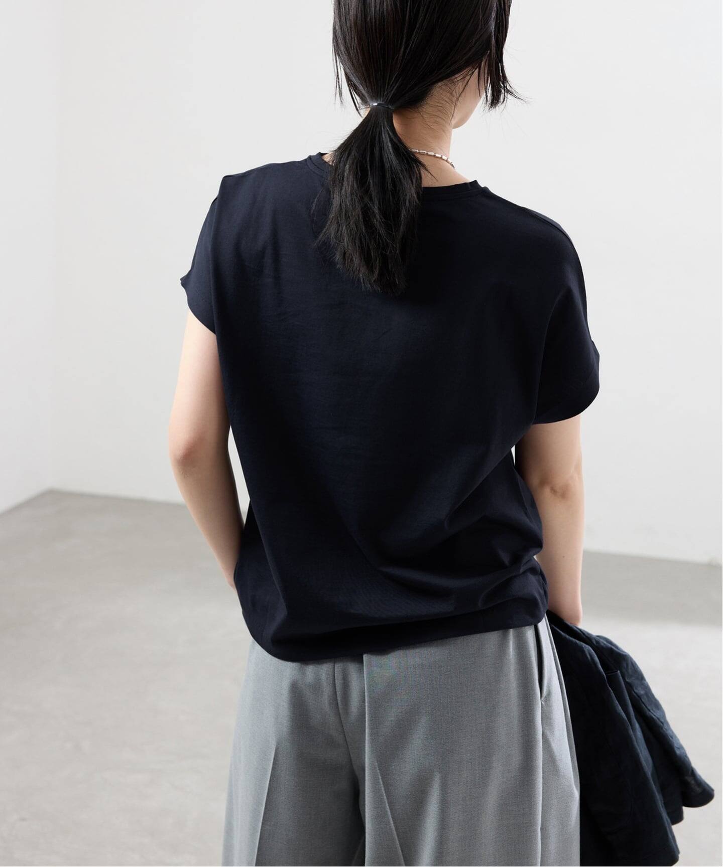 ATON/エイトン SUVIN 60/2 CAP SLEEVE Tシャツ（Tシャツ／カットソー