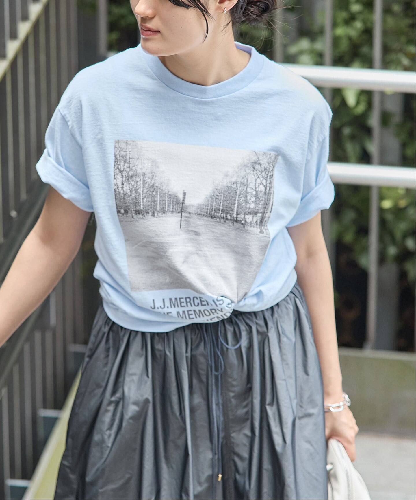 J.J.Mercer/ジェイジェイマーサー フレンチフォトTシャツ C（Tシャツ