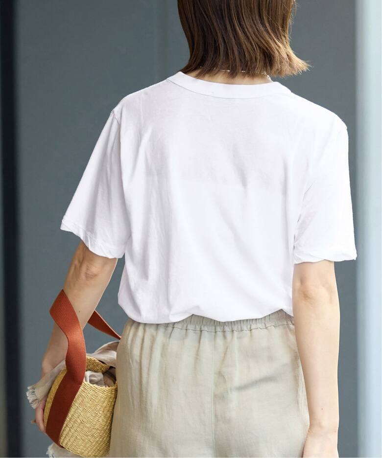 ATON/エイトン FRESCA SINGLE JERSEY SS EX Tシャツ（Tシャツ 