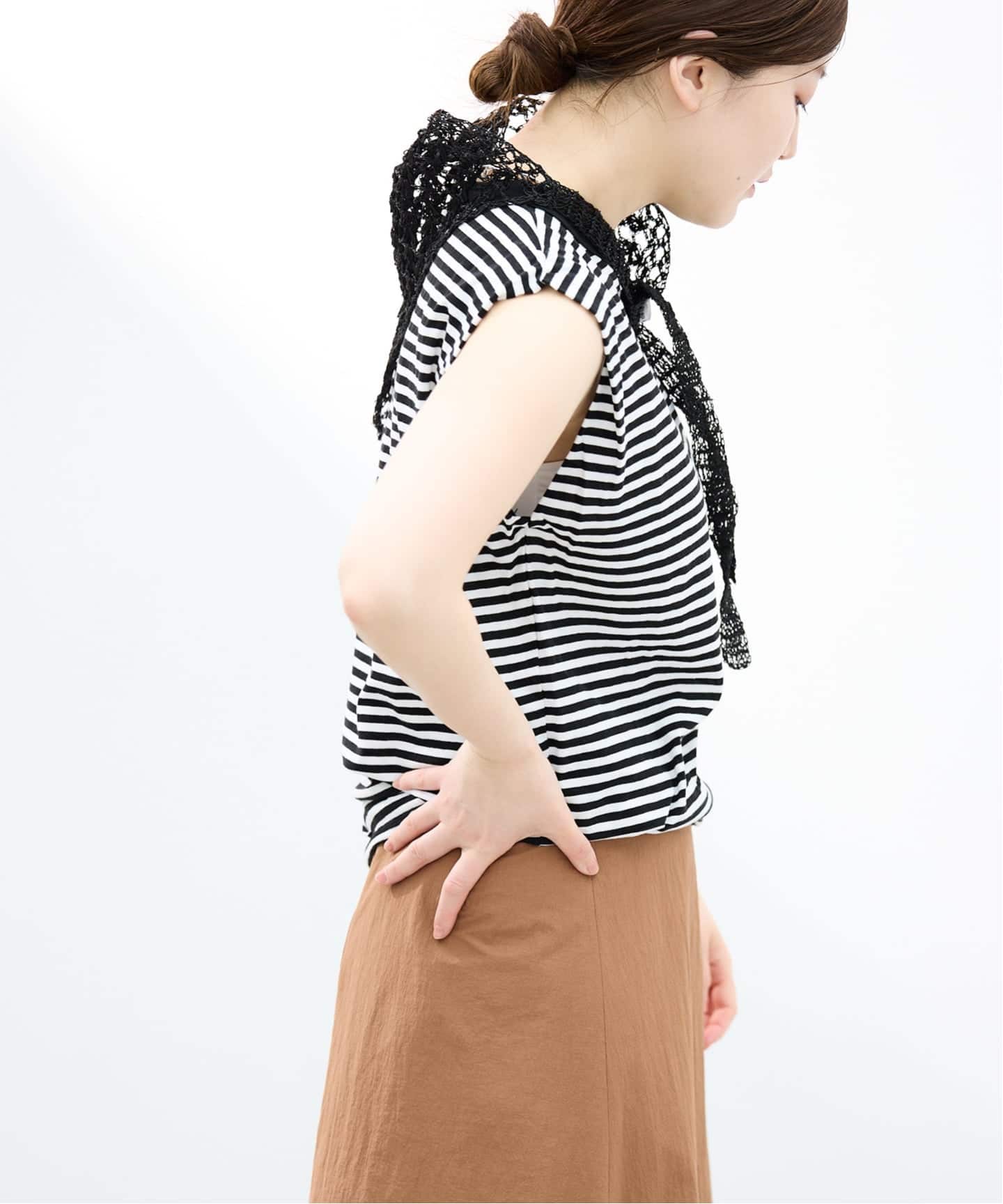 ATON/エイトン FRESCA SINGLEJERSEY NS ノースリーブ（Tシャツ