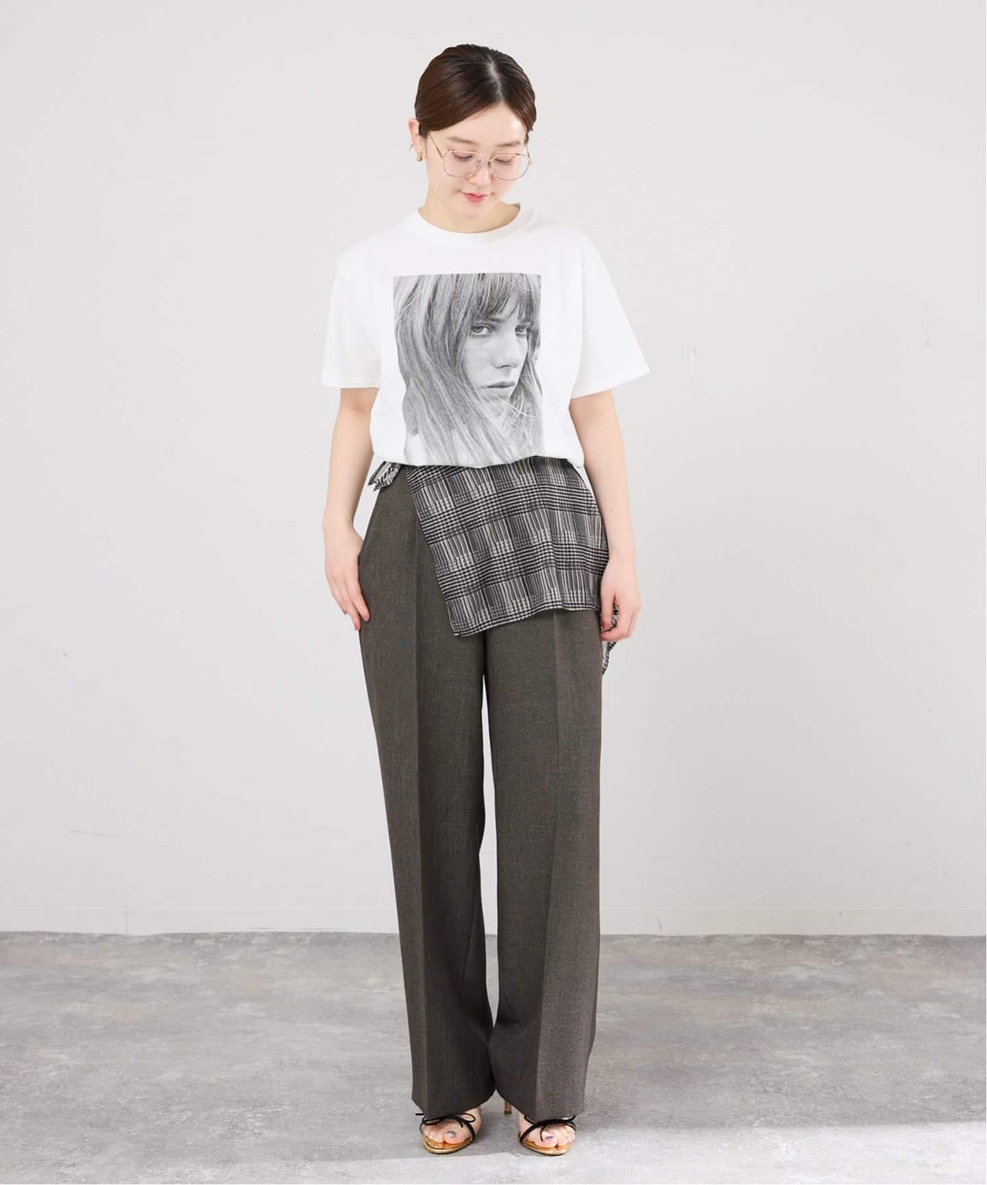 COUTURE D'ADAM/クチュールドアダム monochro jane T Tシャツ 26SS-245