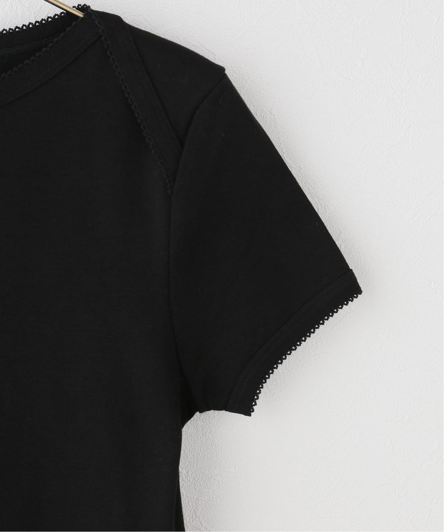 MADISONBLUE/マディソンブルー EMBROIDERED TRIM BOAT TEE Tシャツ
