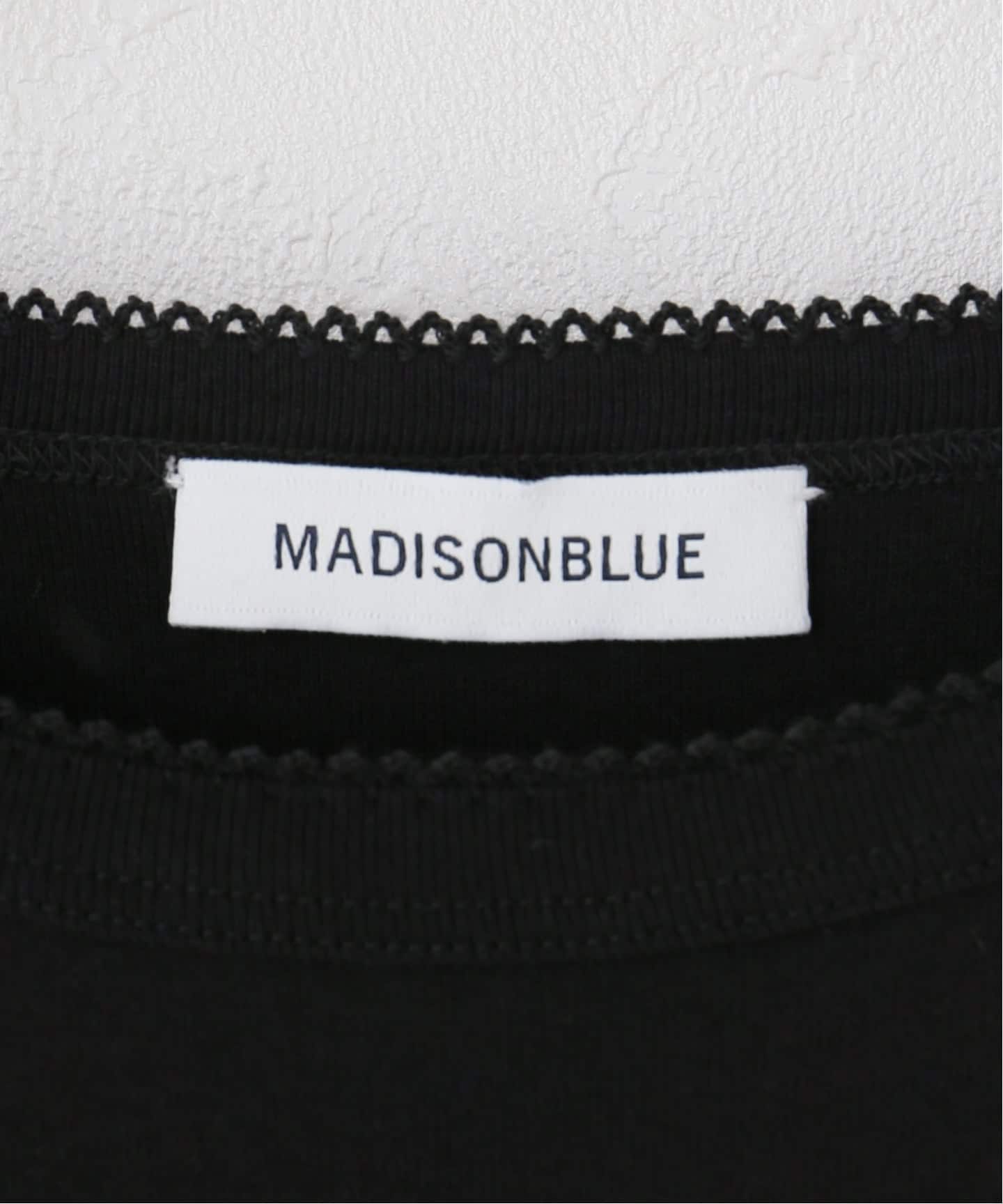 MADISONBLUE/マディソンブルー EMBROIDERED TRIM BOAT TEE Tシャツ