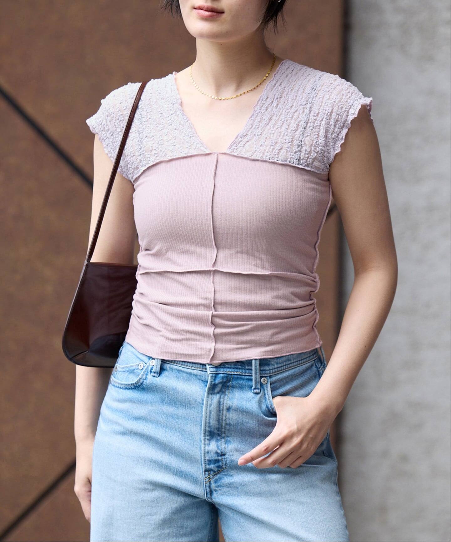 BASERANGE/ベースレンジ NEHRU TANK タンクトップ（Tシャツ 