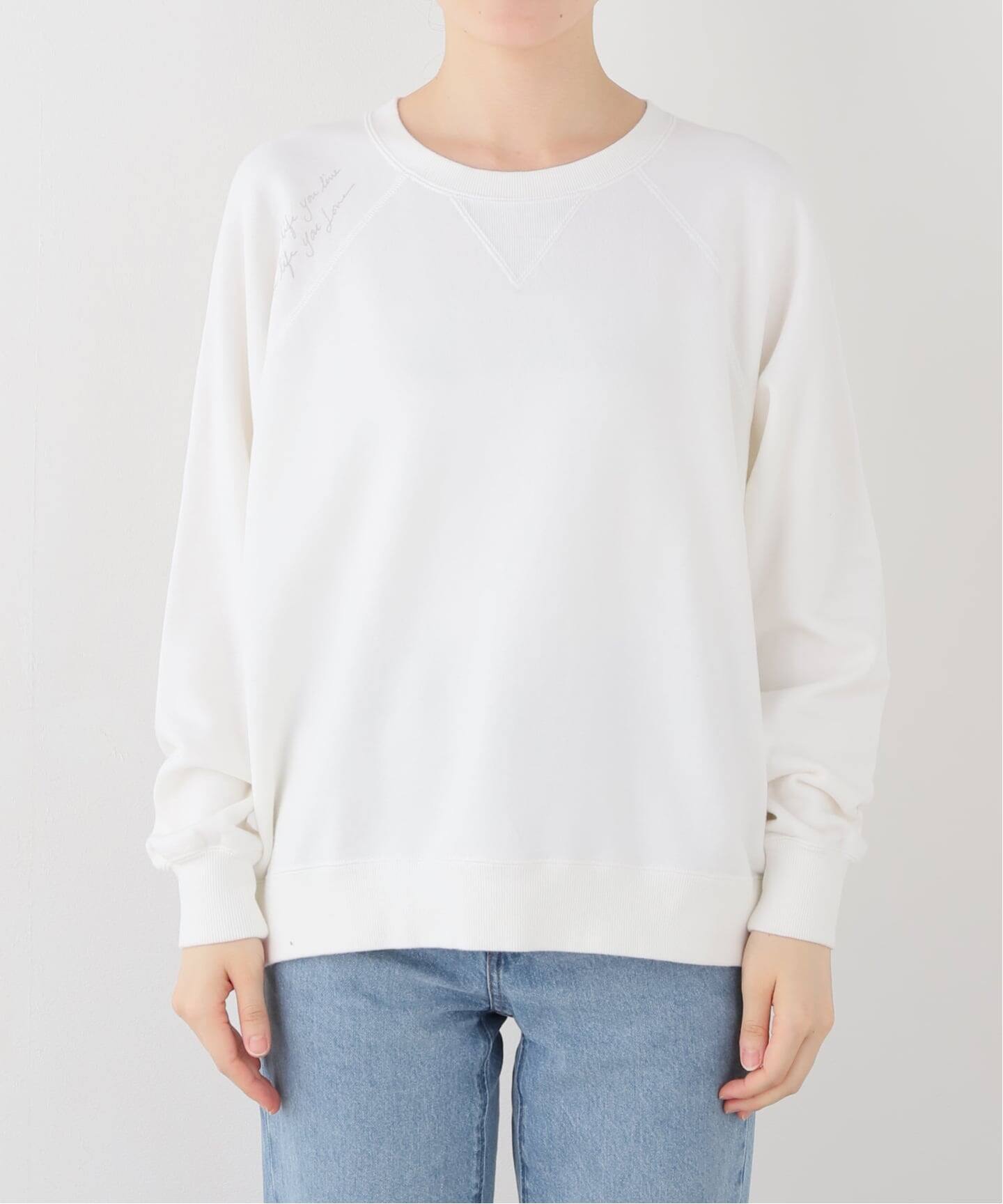 MADISONBLUE/マディソンブルー GRAFITTI CREW NECK SWEAT スウェット