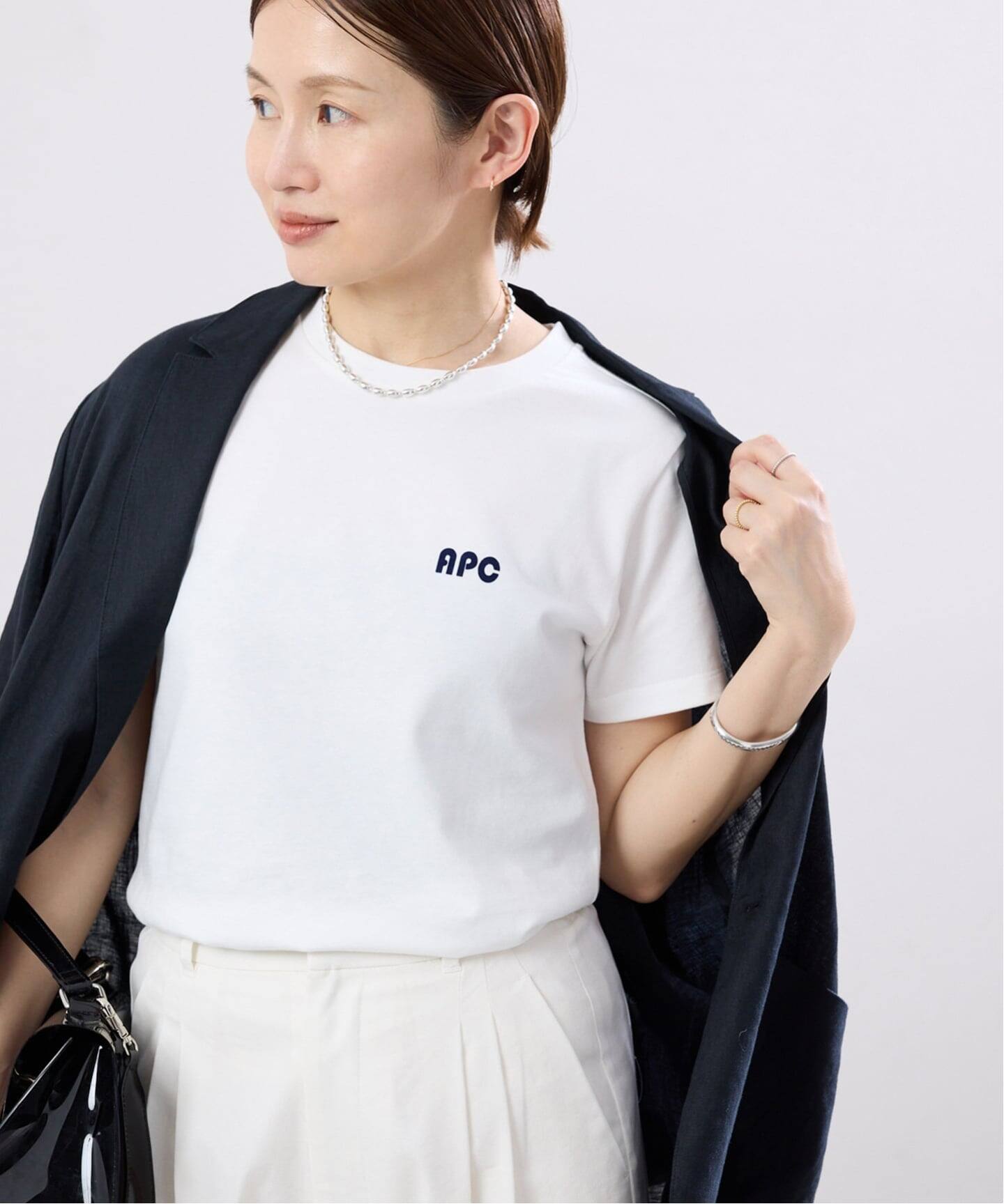 A.P.C./アーペーセー T-SHIRT 406PATCH F-JERSEY BI COHBU 25085198511 