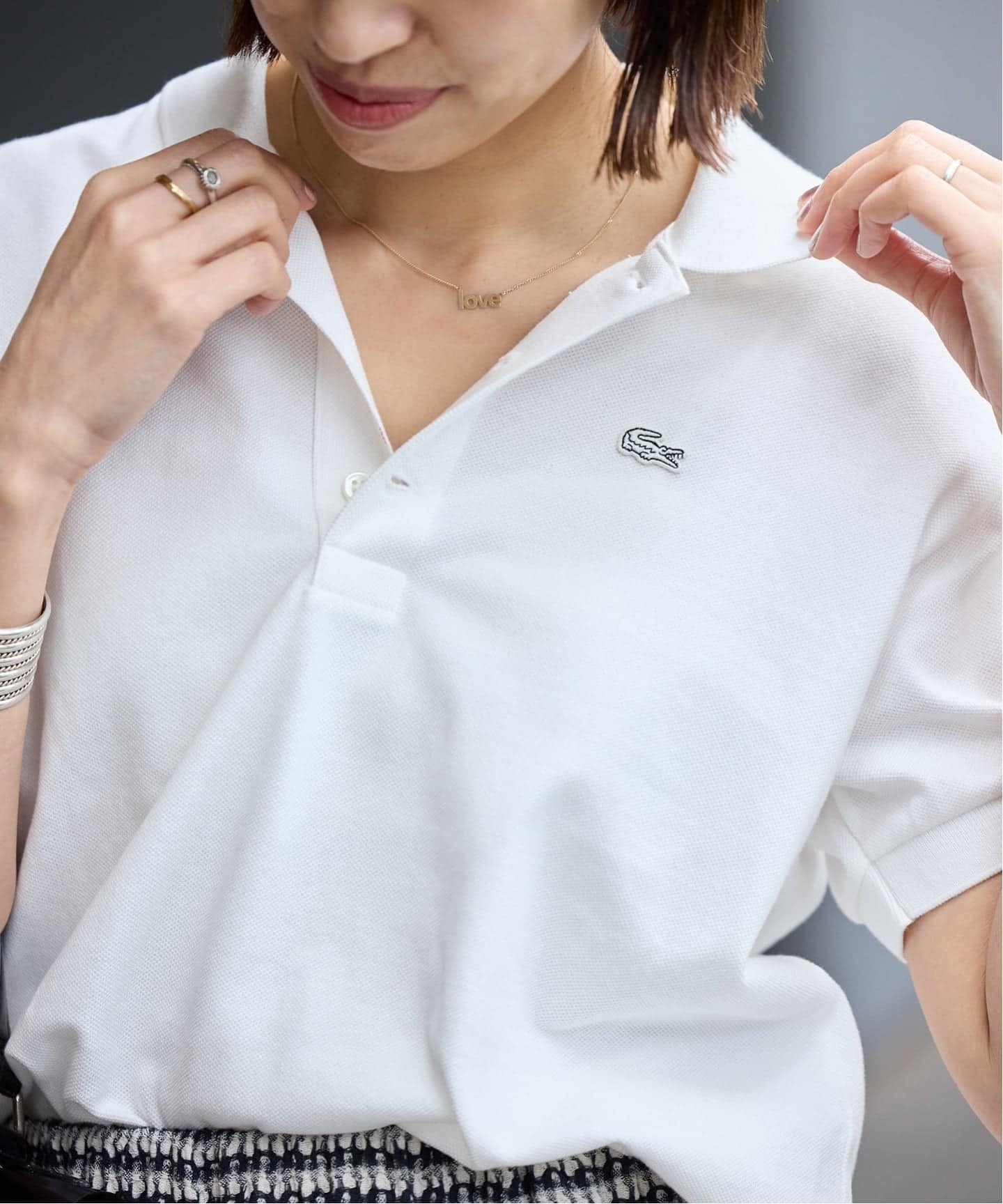 LACOSTE/ラコステ 別注 POLO SHIRTS ポロシャツ PF013J-99（ポロシャツ