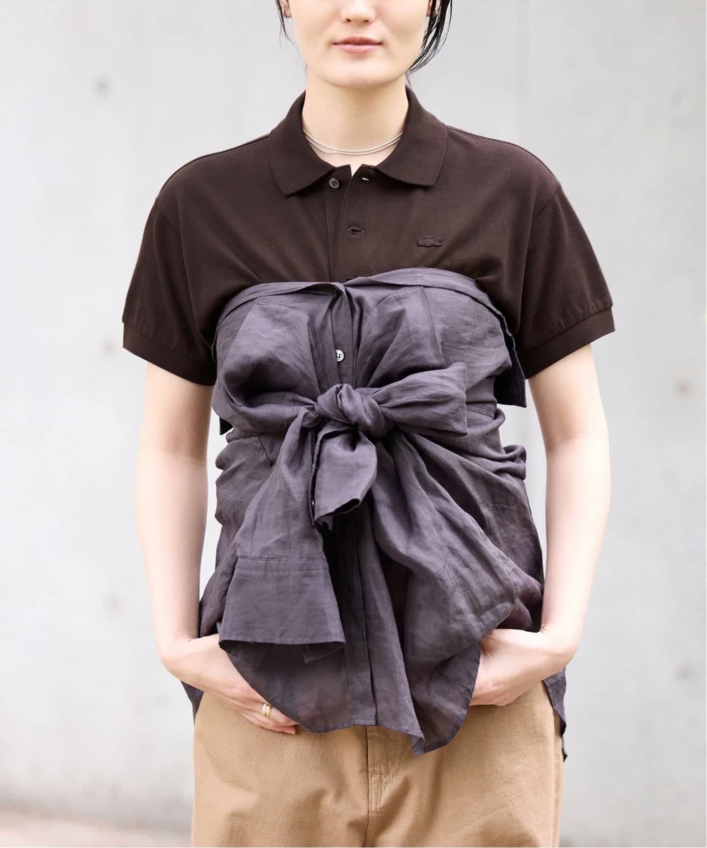 LACOSTE/ラコステ 別注 POLO SHIRTS ポロシャツ PF013J-99（ポロシャツ