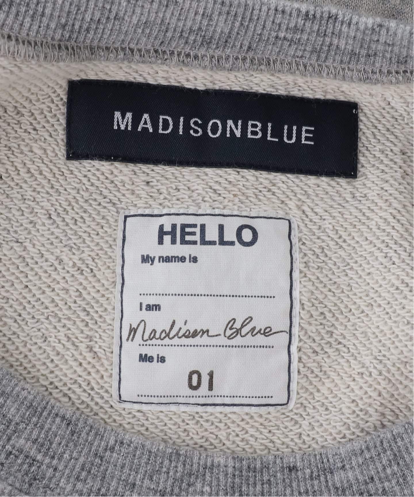 MADISONBLUE/マディソンブルー JEAN CREW NECK SWEAT スウェット MB264