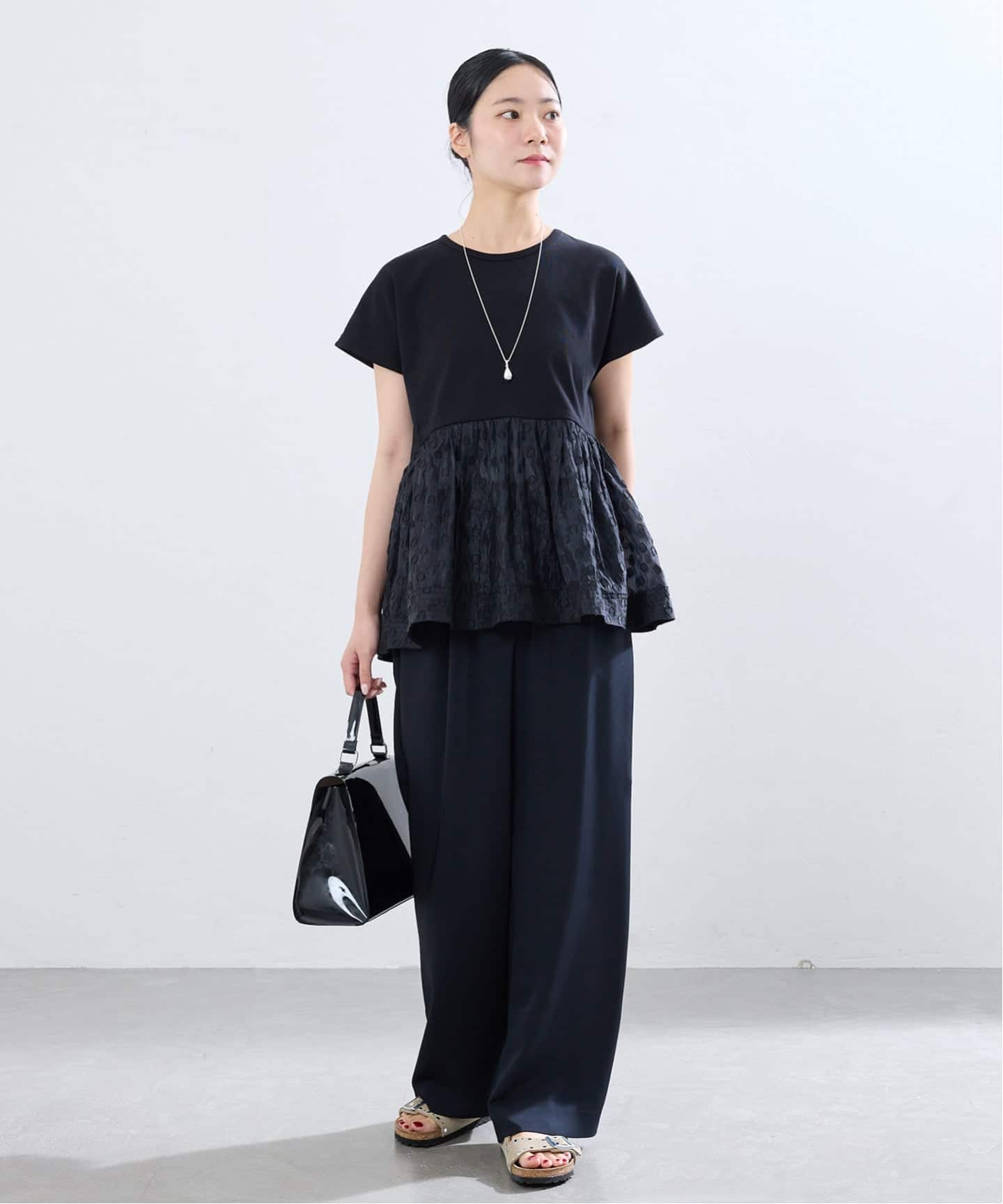 TORRAZZO DONNA/トラッゾドンナ ドットTシャツ（Tシャツ／カットソー