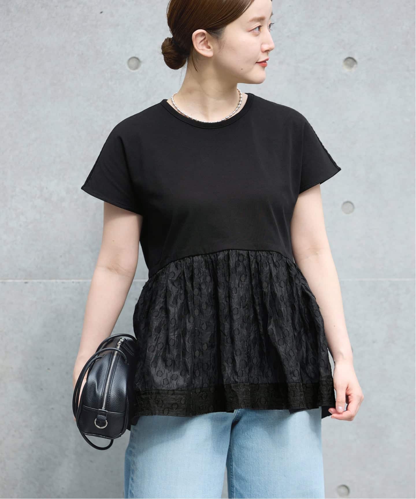 TORRAZZO DONNA/トラッゾドンナ ドットTシャツ（Tシャツ／カットソー
