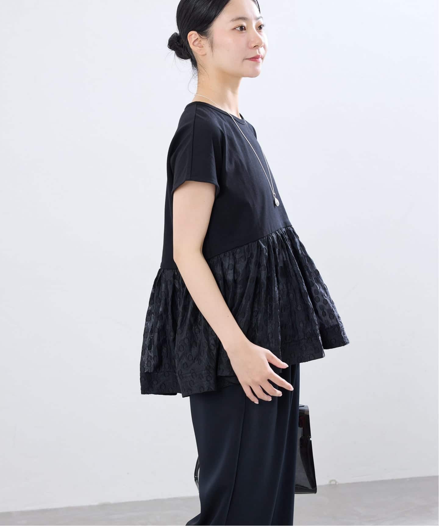 TORRAZZO DONNA/トラッゾドンナ ドットTシャツ（Tシャツ／カットソー