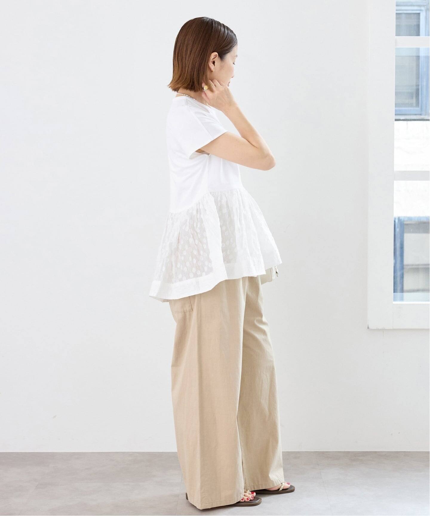 TORRAZZO DONNA/トラッゾドンナ ドットTシャツ（Tシャツ／カットソー