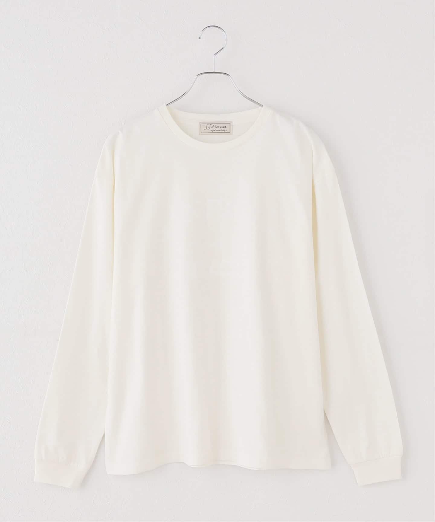 plage J.J. Mercer 長袖Tシャツ ホワイト J.J.Mercer/ジェイジェイマーサー PRINTLONGSLEEVE T SHIRTS Tシャツ