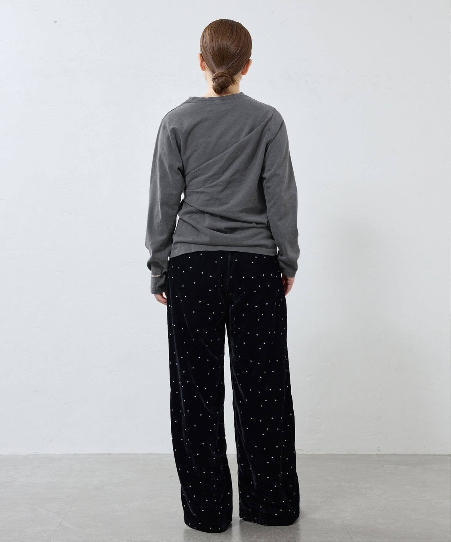 ywy/ワイワイ 別注 TUCK DRAPE TOPS EX カットソー TUCK DRP VNTG（T