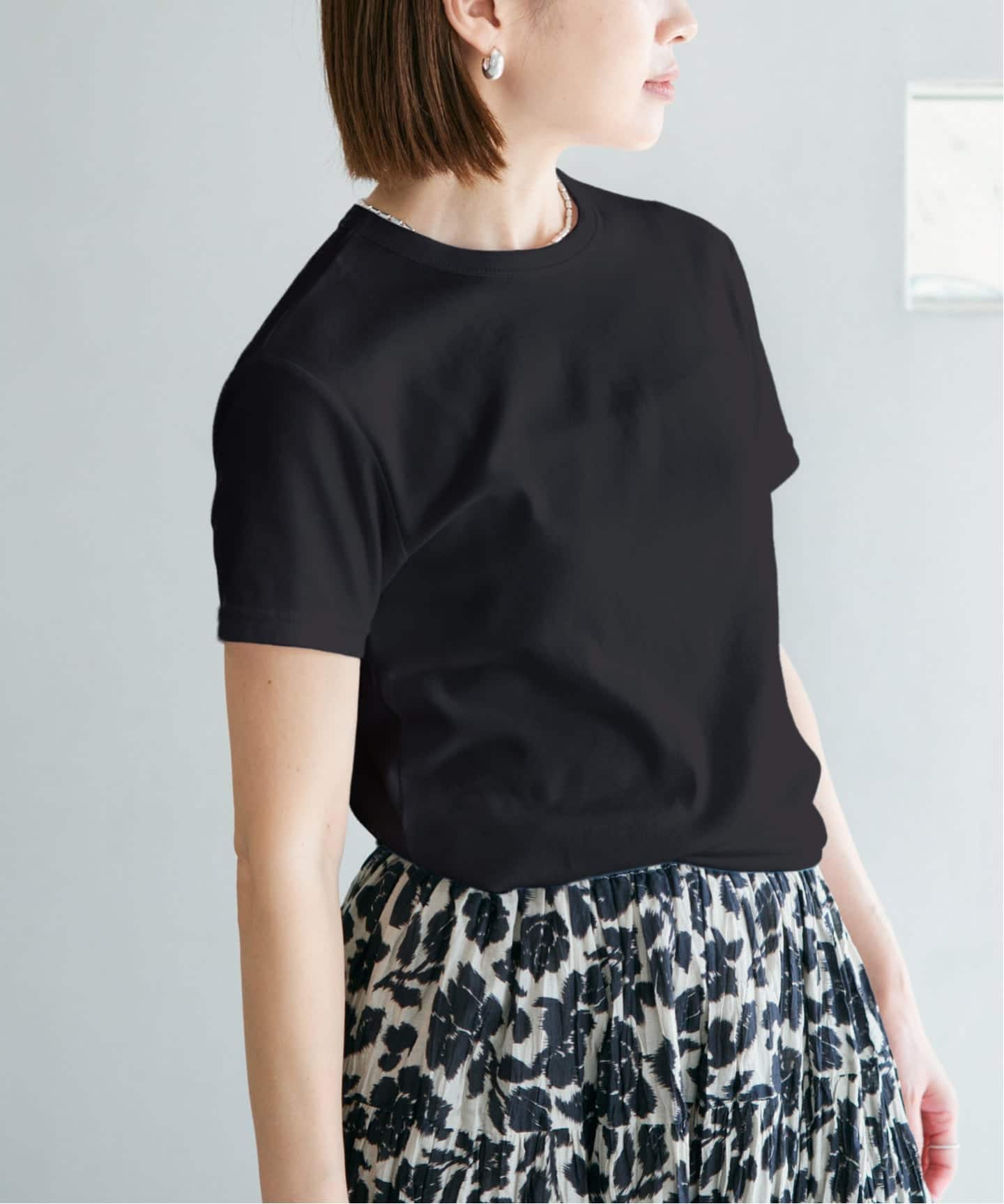 ATON　IENA別注　SUVIN FRAISE　ショートスリーブ　Tシャツ 追加2》ATON/エイトン 別注 SUVIN FRAISE ショートスリーブ Tシャツ（T