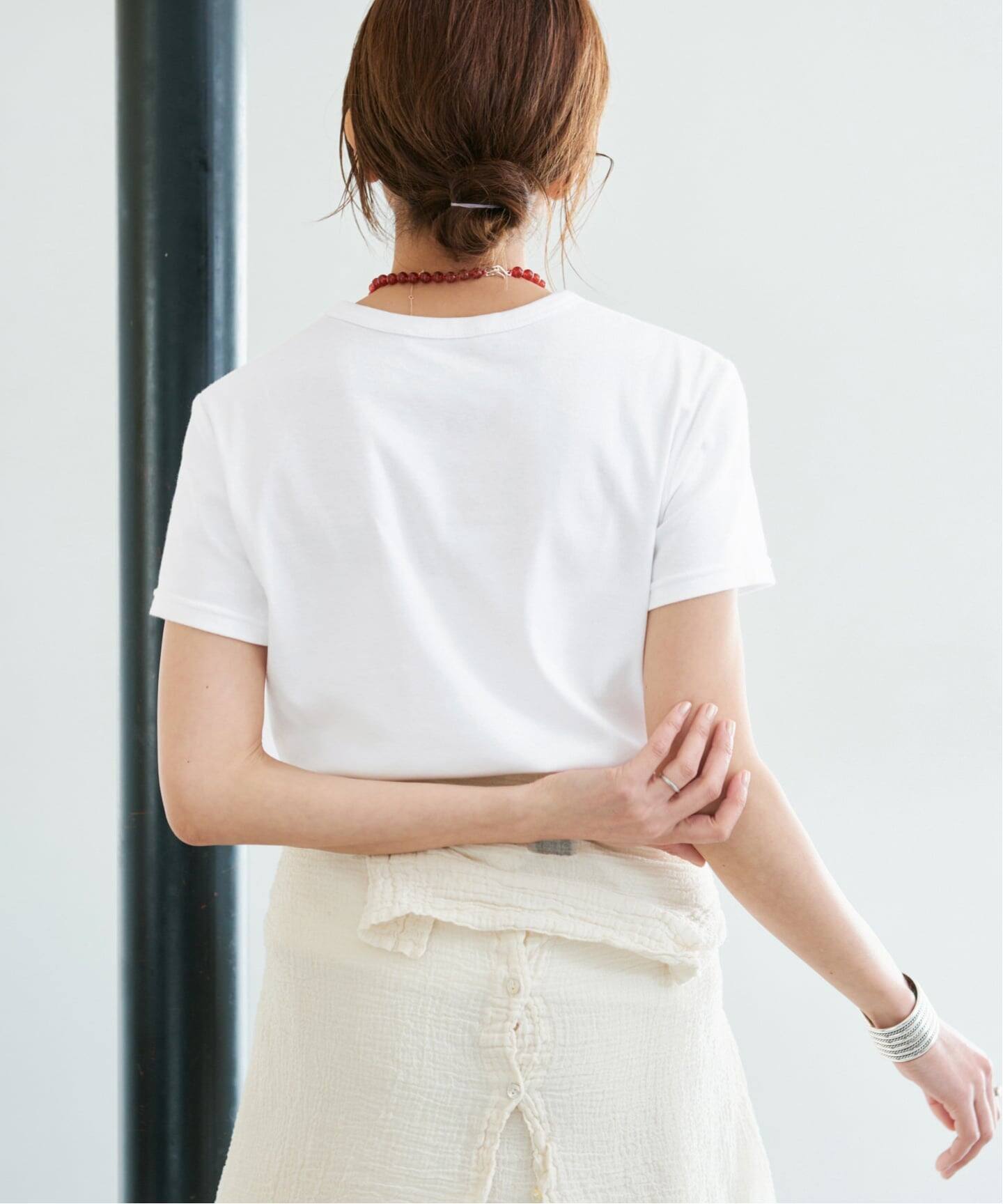 追加2》ATON/エイトン 別注 SUVIN FRAISE ショートスリーブ Tシャツ（T