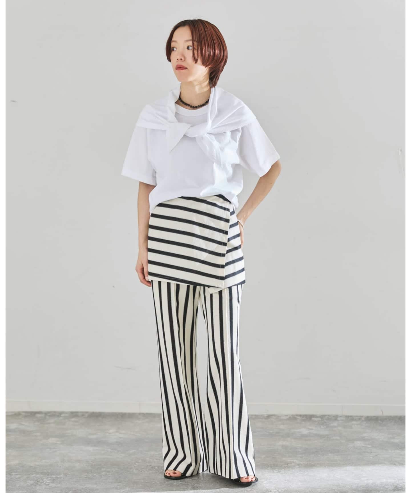 CURRENTAGE/カレンテージ デザインカットソー A2561UTS412（Tシャツ