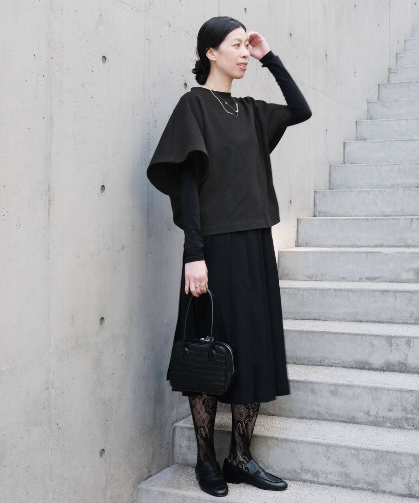 Maison IENA 別注 Nell/ネル アシンメトリーカットソー　新品　紺 Maison IENA 別注 Nell/ネル アシンメトリーカットソー 261-80302（T