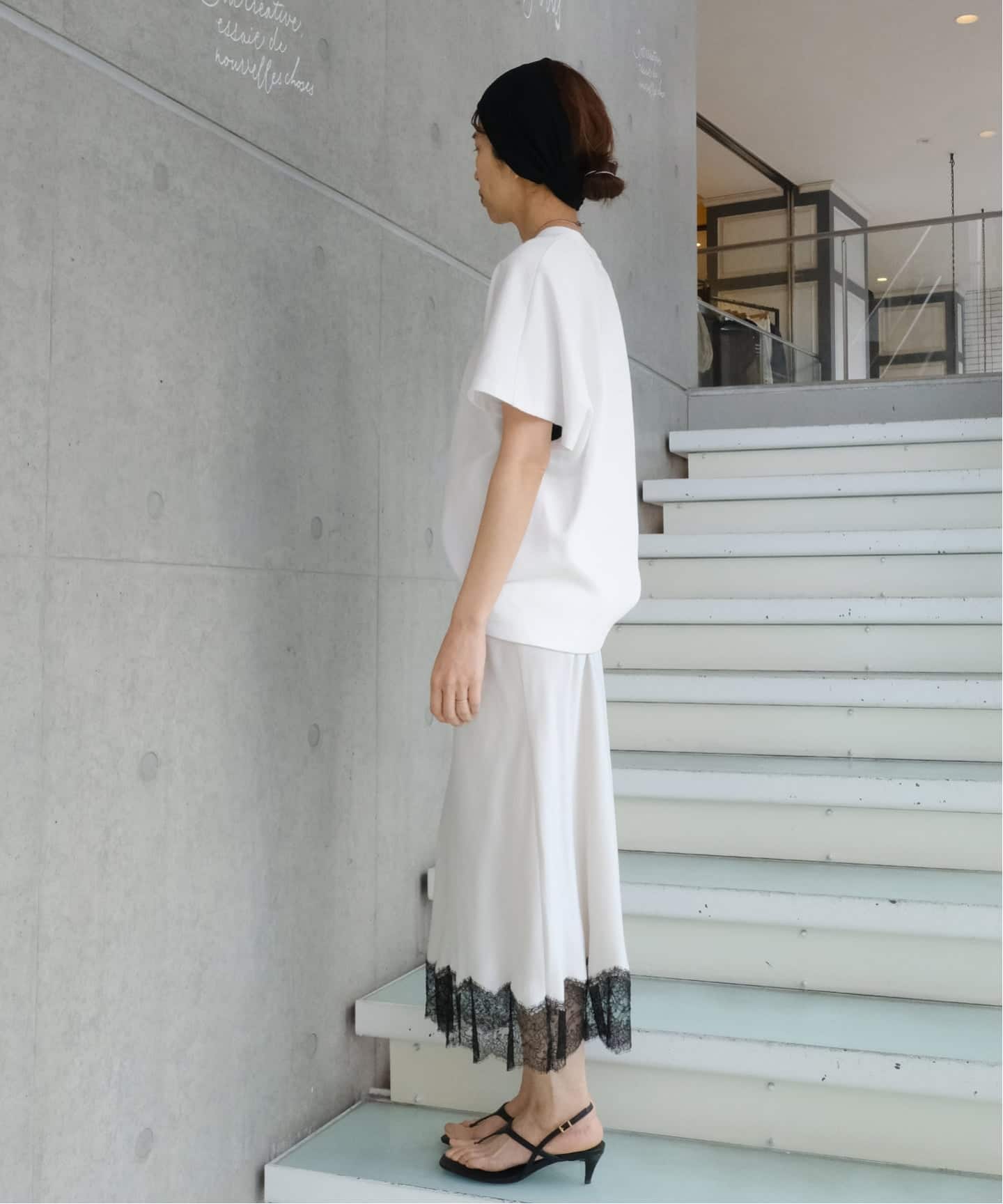 Maison IENA 別注 Nell/ネル アシンメトリーカットソー 261-80302（T
