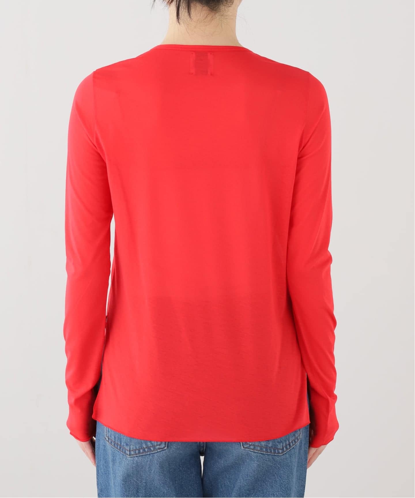 GGG/ジージージー Side Slit Crew Neck Long Sleeve T Tシャツ 02-01