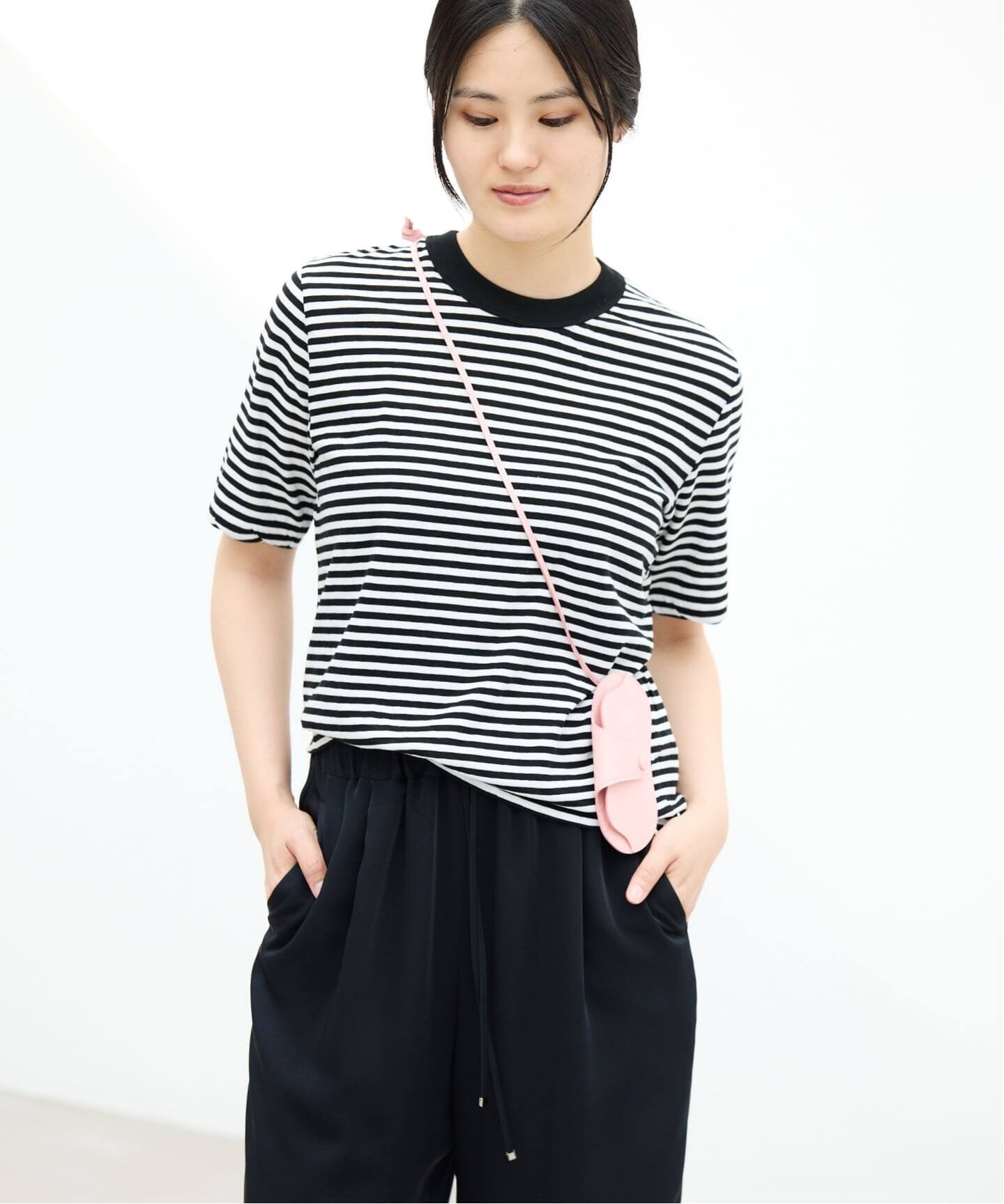 WEB限定追加》ATON/エイトン FRESCA SINGLE JERSEY Tシャツ（Tシャツ