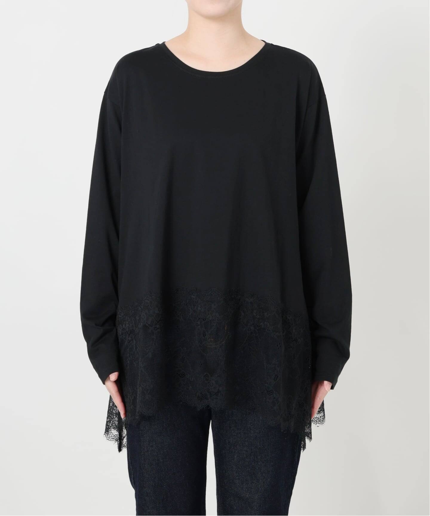 追加5》レースコンビカットソー（Tシャツ／カットソー）｜SLOBE IENA