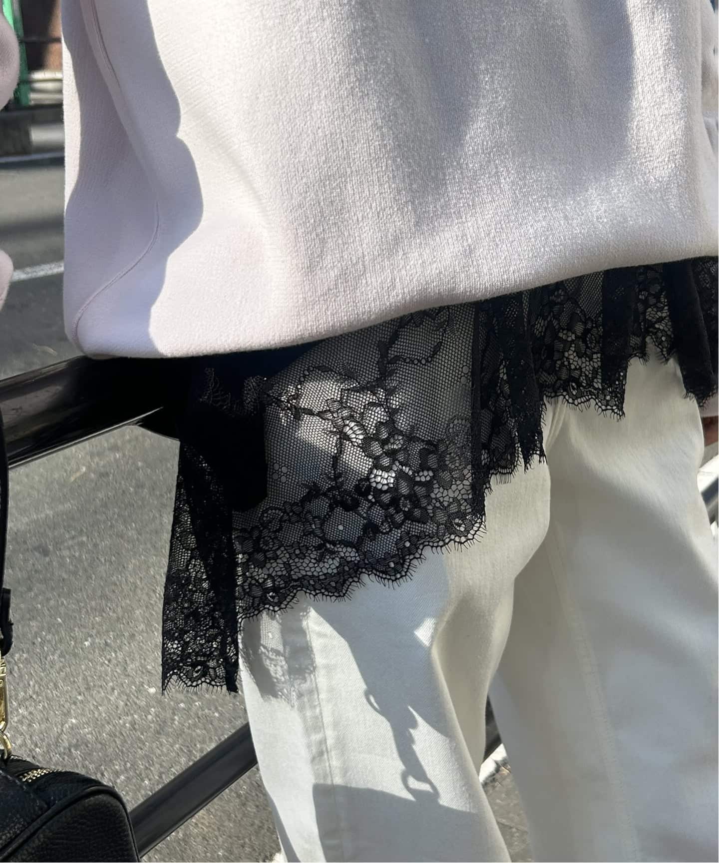 レースコンビカットソー2（Tシャツ／カットソー）｜SLOBE IENA