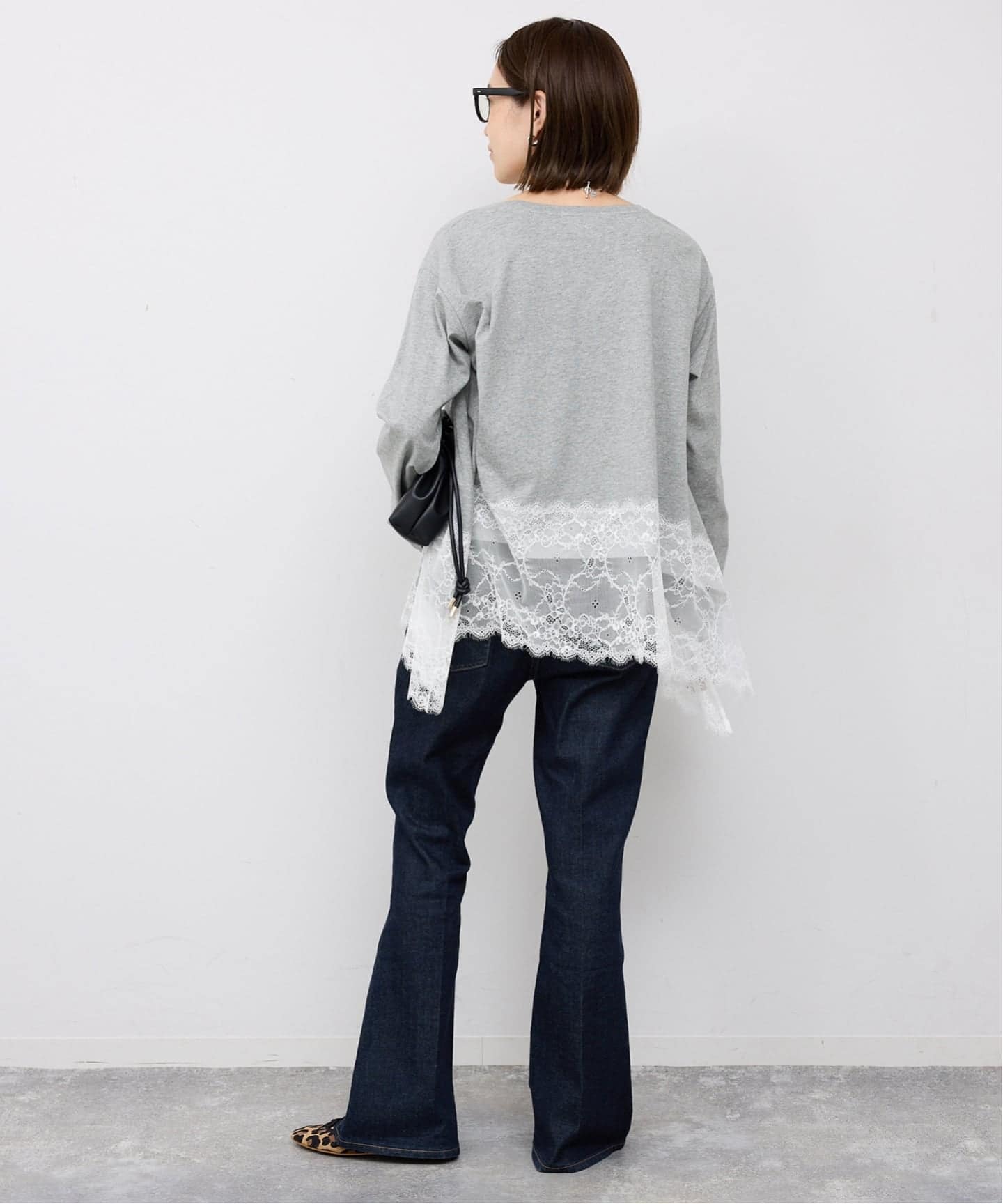 予約》レースコンビカットソー2（Tシャツ／カットソー）｜SLOBE IENA