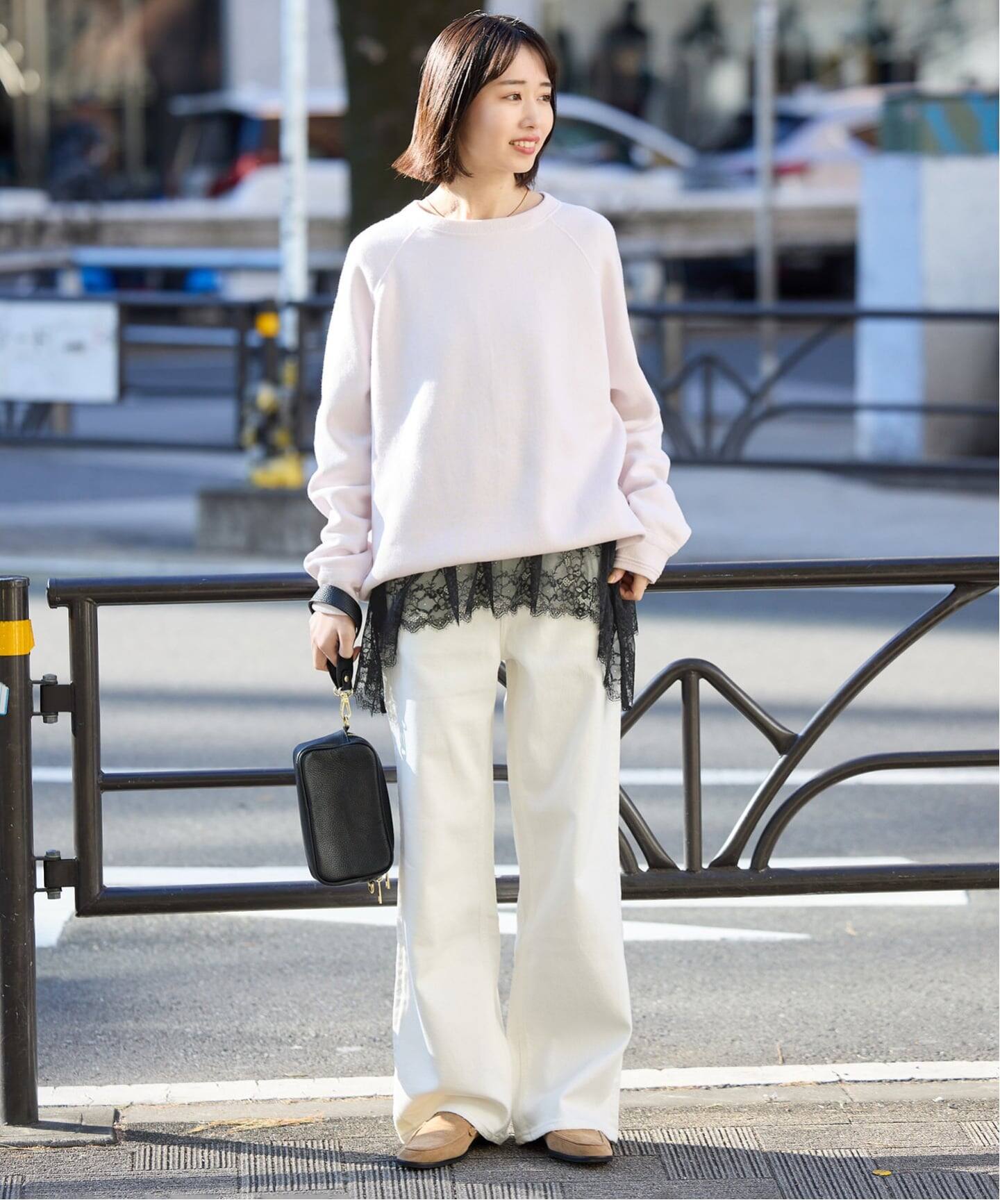 追加》レースコンビカットソー2（Tシャツ／カットソー）｜SLOBE IENA 
