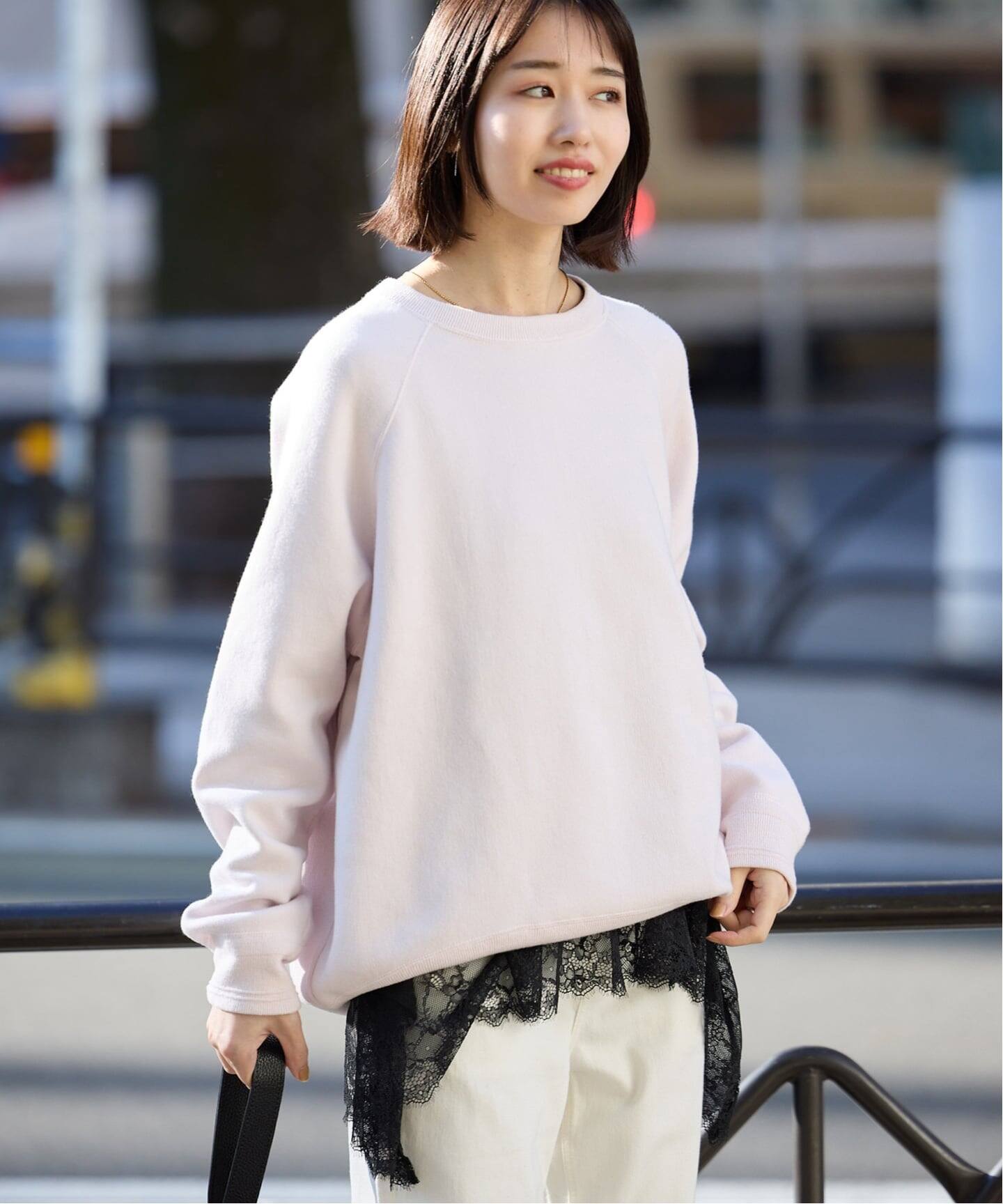 追加》レースコンビカットソー2（Tシャツ／カットソー）｜SLOBE IENA 