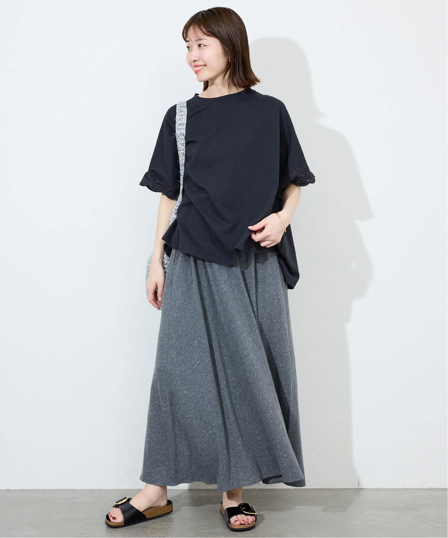WEB限定/追加》レースコンビニュアンスプルオーバー（Tシャツ
