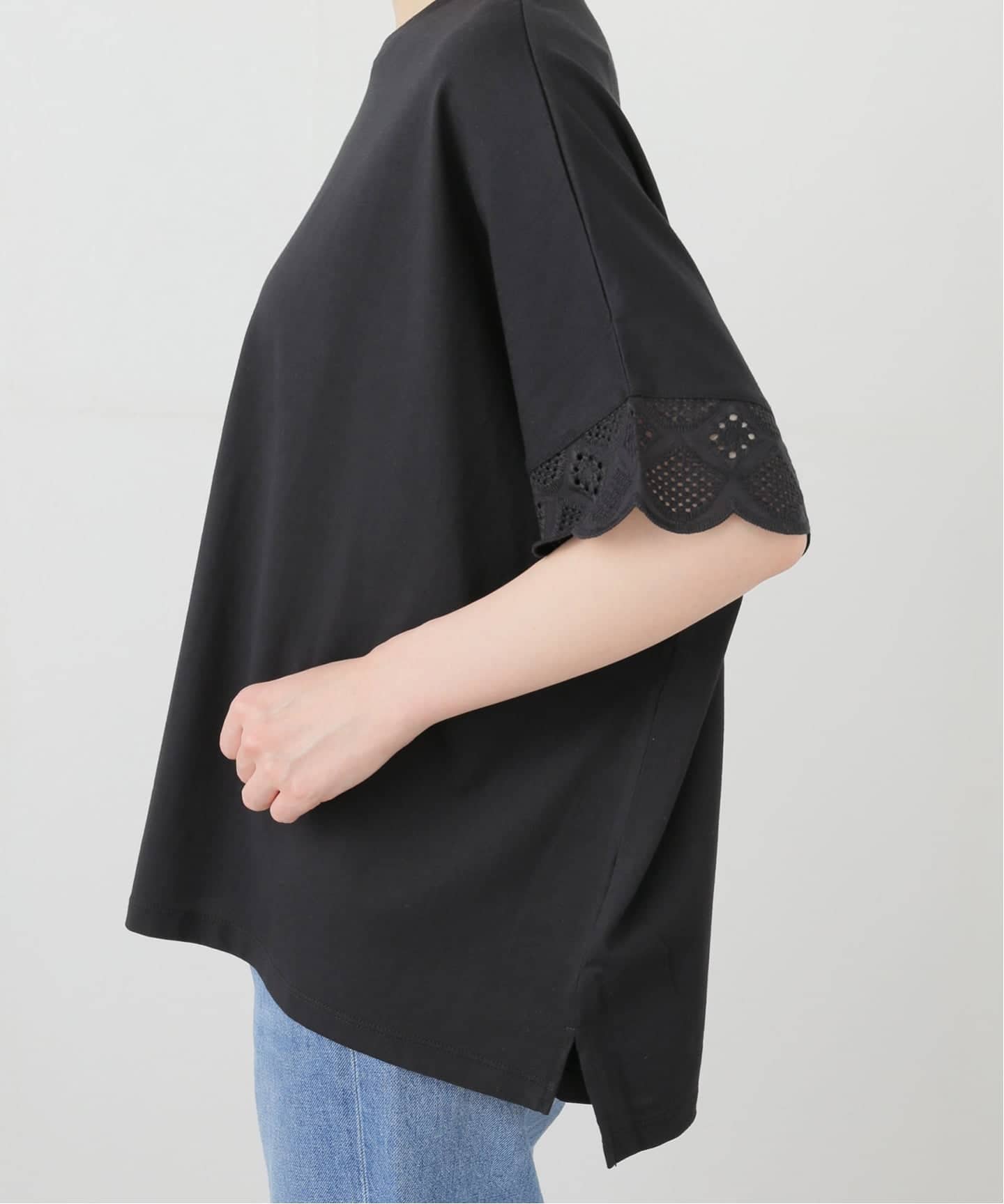 WEB限定/追加》レースコンビニュアンスプルオーバー（Tシャツ
