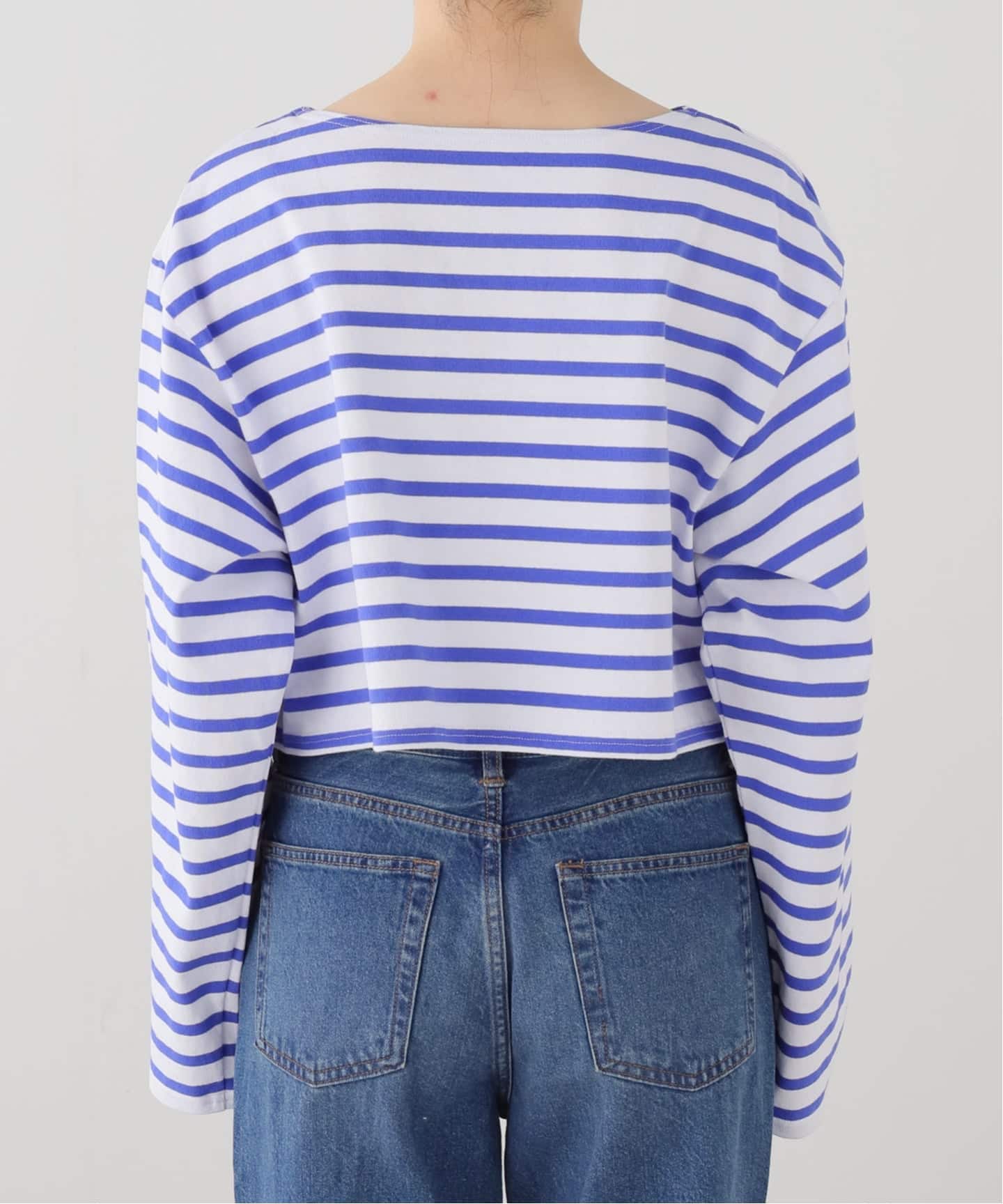 SLOBE IENA ボーダーカットソー クロップドボーダーカットソー（Tシャツ／カットソー）｜SLOBE IENA