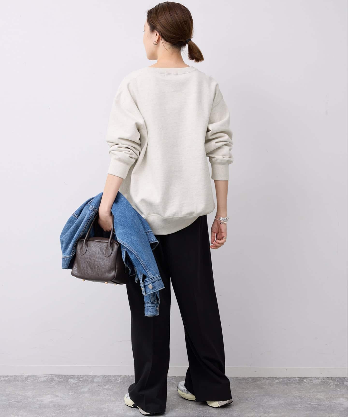 SLOBE IENA フロッキープリントオーバースウェット SLOBE IENA｜フロッキープリントオーバースウェット | Rakuten Fashion