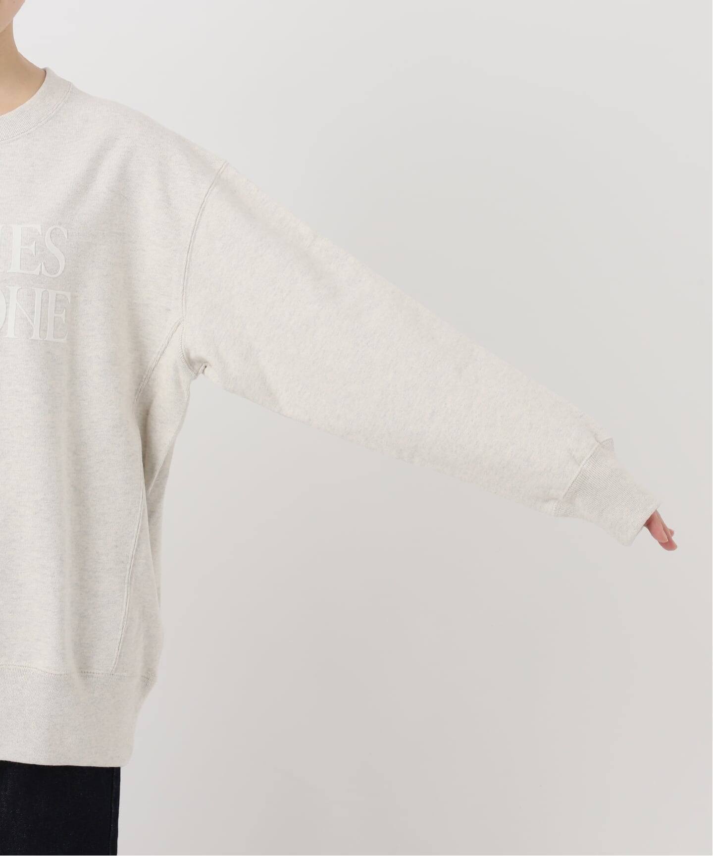 WEB限定/追加》フロッキープリントオーバースウェット（スウェット