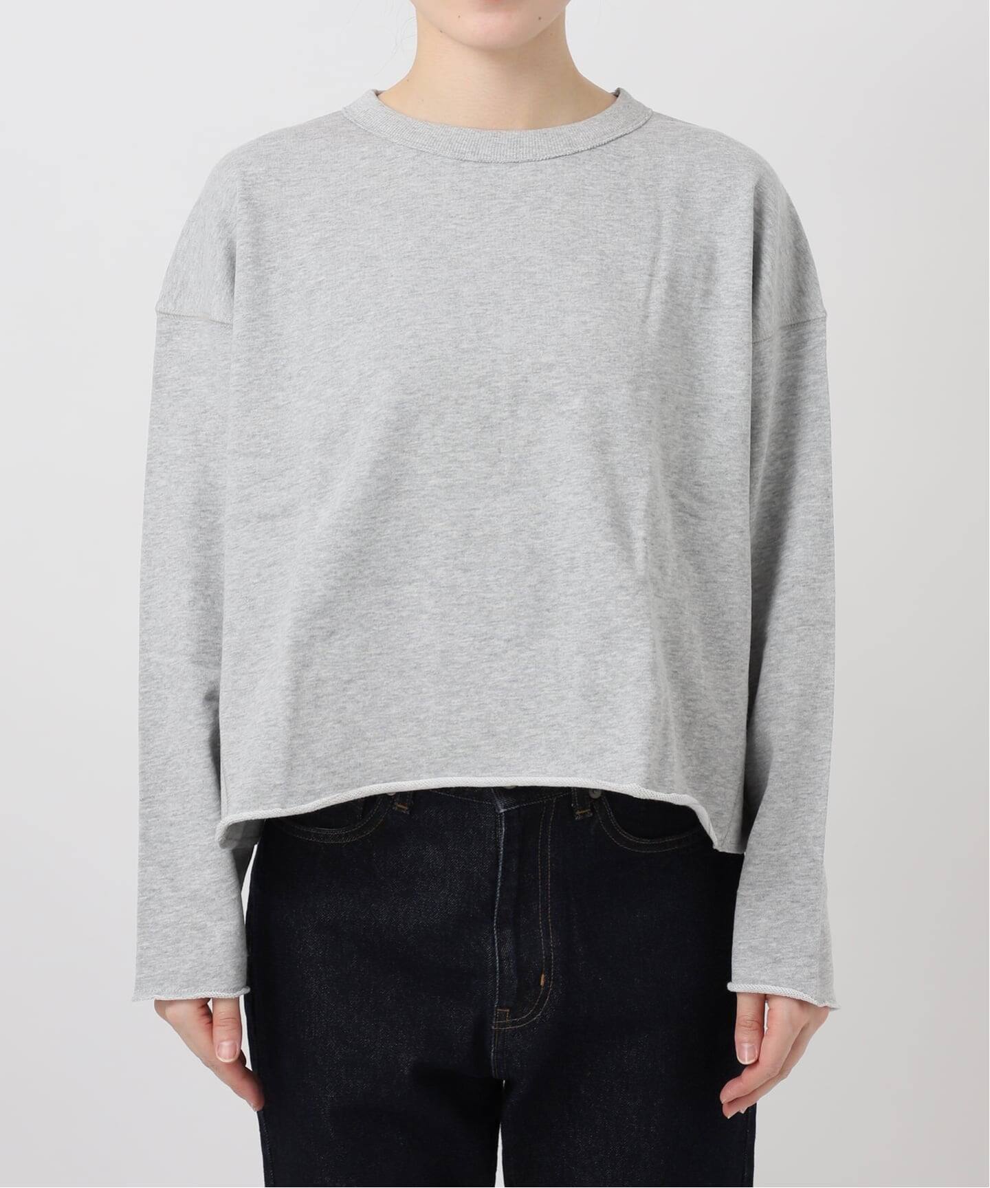 ミニ裏毛カットオフショートプルオーバー（Tシャツ／カットソー 