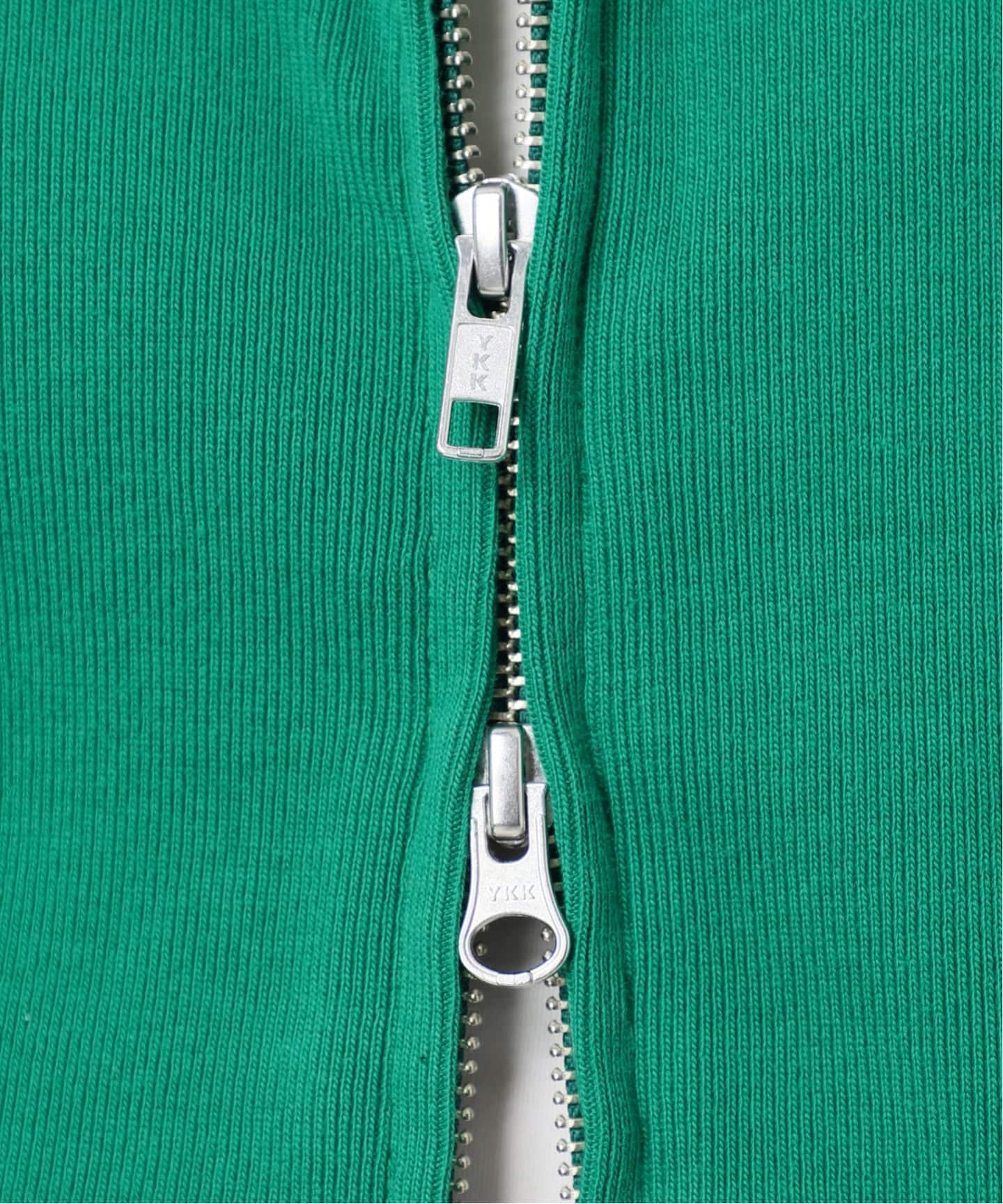 ダブルZIPクルーネックカーディガン SLOBE IENA（スローブイエナ） カーディガン ダブルZIPクルーネック