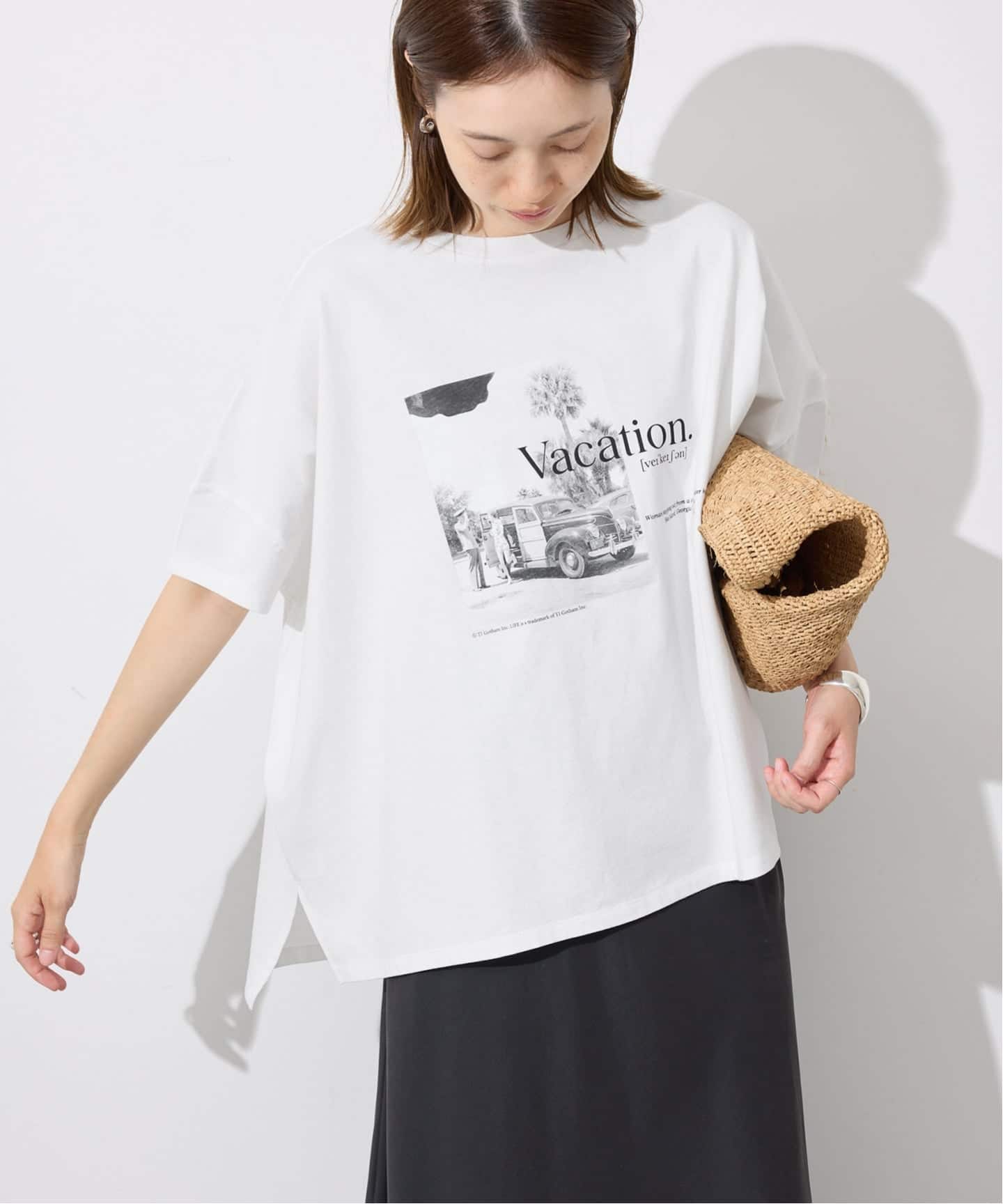LIFE フォトドルマンTシャツ（Tシャツ／カットソー）｜SLOBE IENA