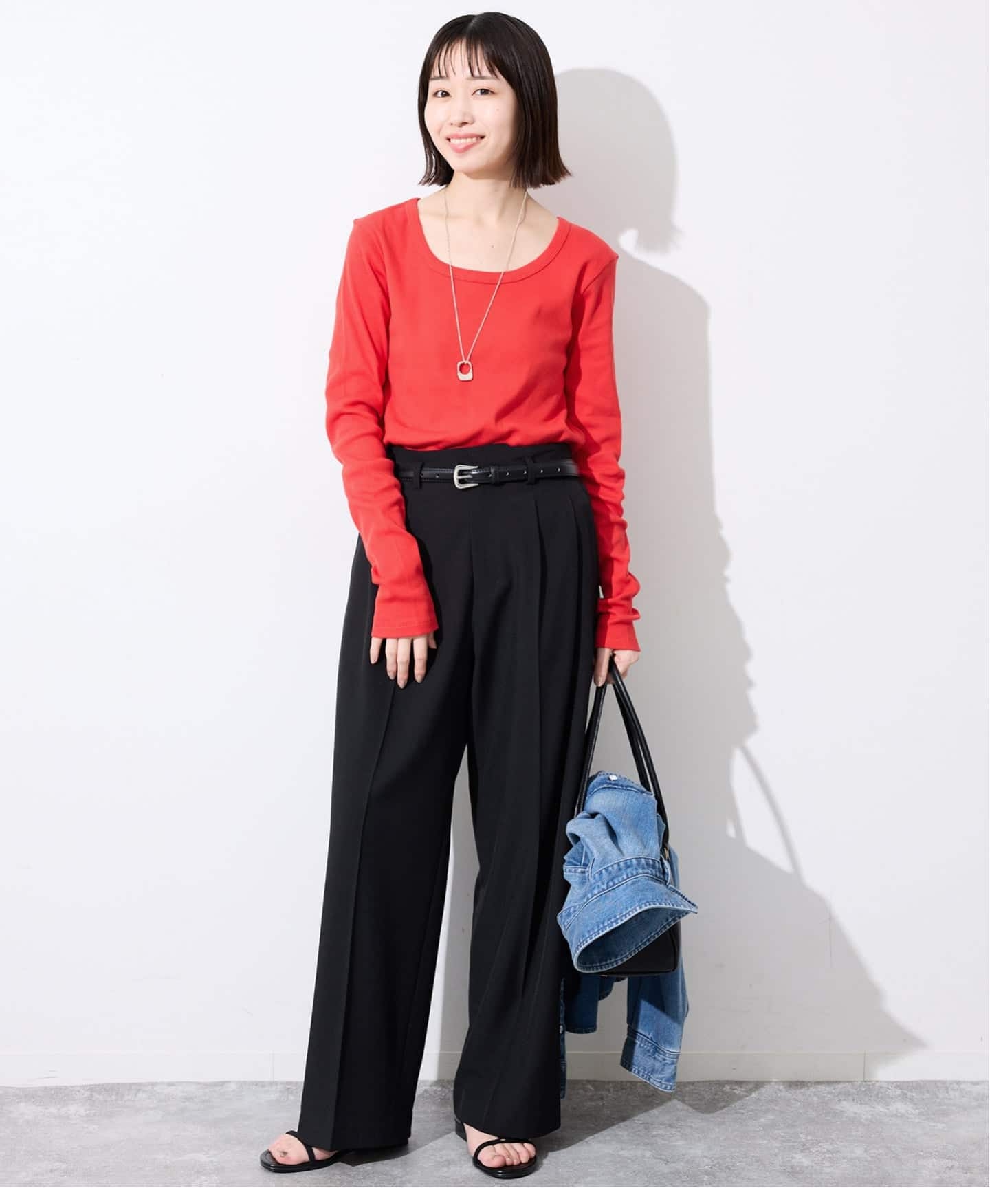スロープイエナ　パーフェクトカットソー WEB限定/追加》パーフェクトカットソー（Tシャツ／カットソー）｜SLOBE