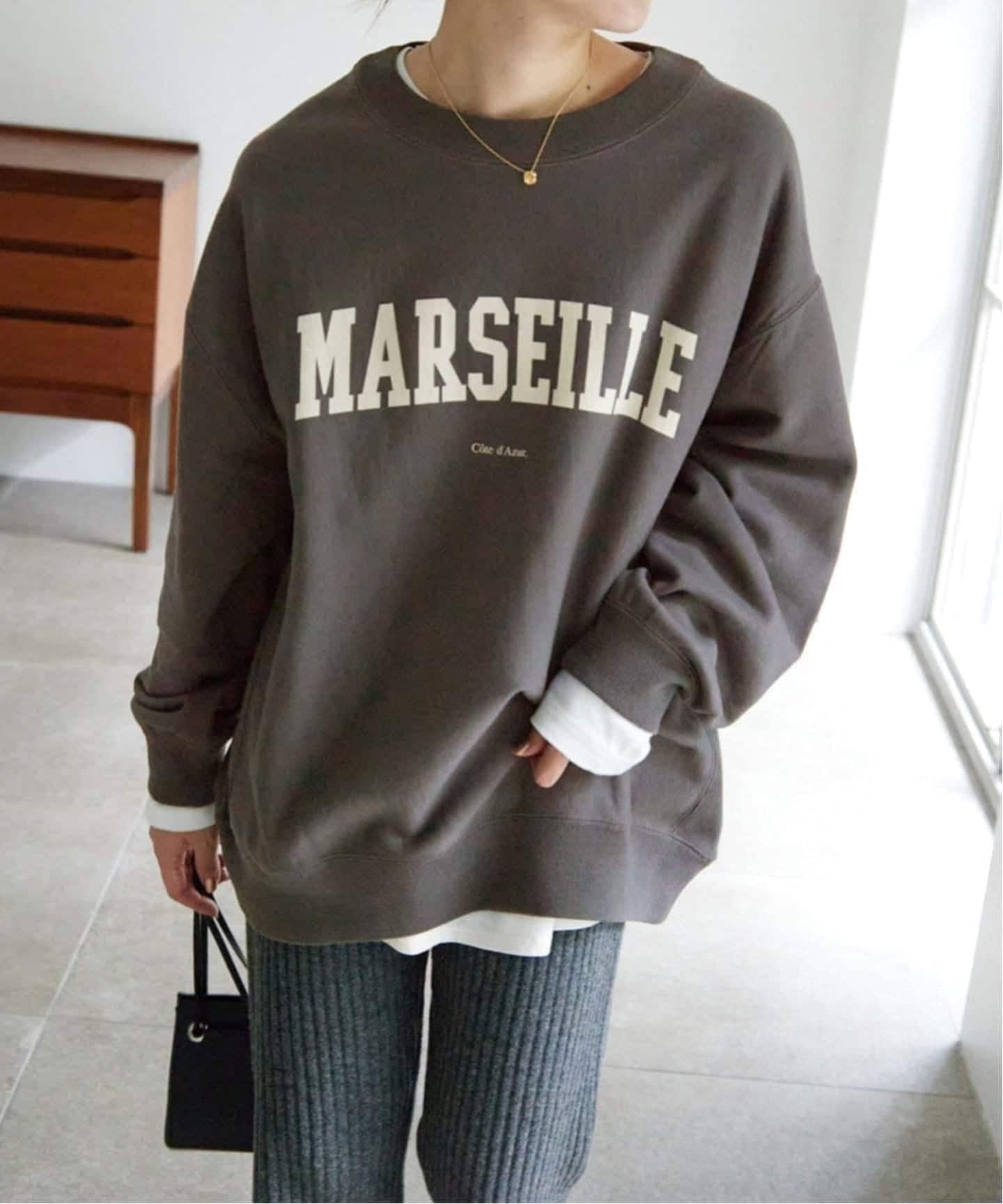 WEB限定/追加》MARSEILLE ロゴスウェット（スウェット）｜SLOBE IENA