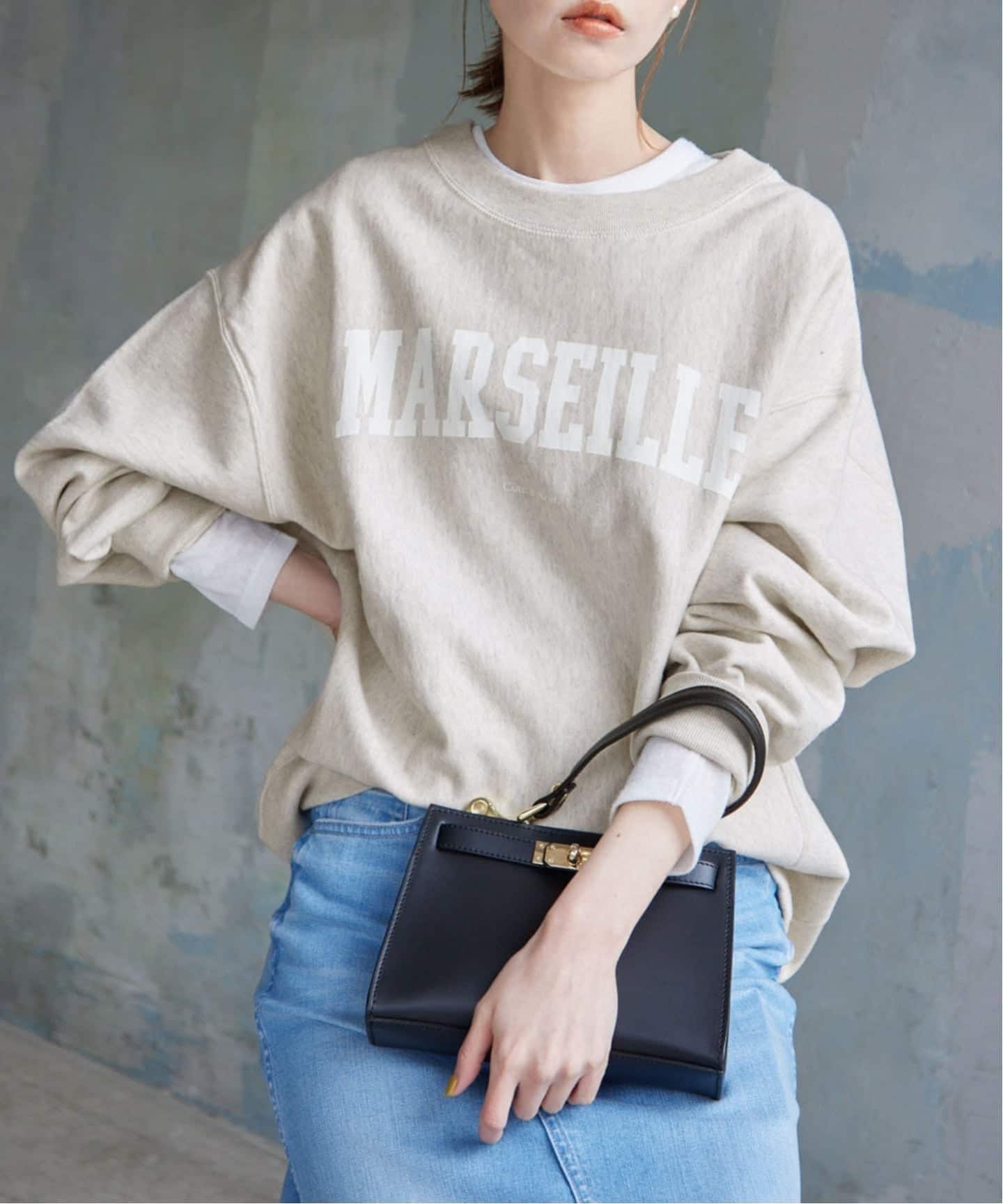 WEB限定/追加3予約》MARSEILLE ロゴスウェット（スウェット）｜SLOBE