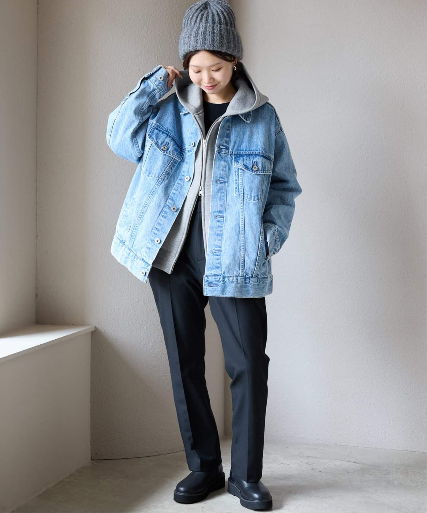 WEB限定/追加2》ボリュームジップアップフーディー（パーカー）｜SLOBE