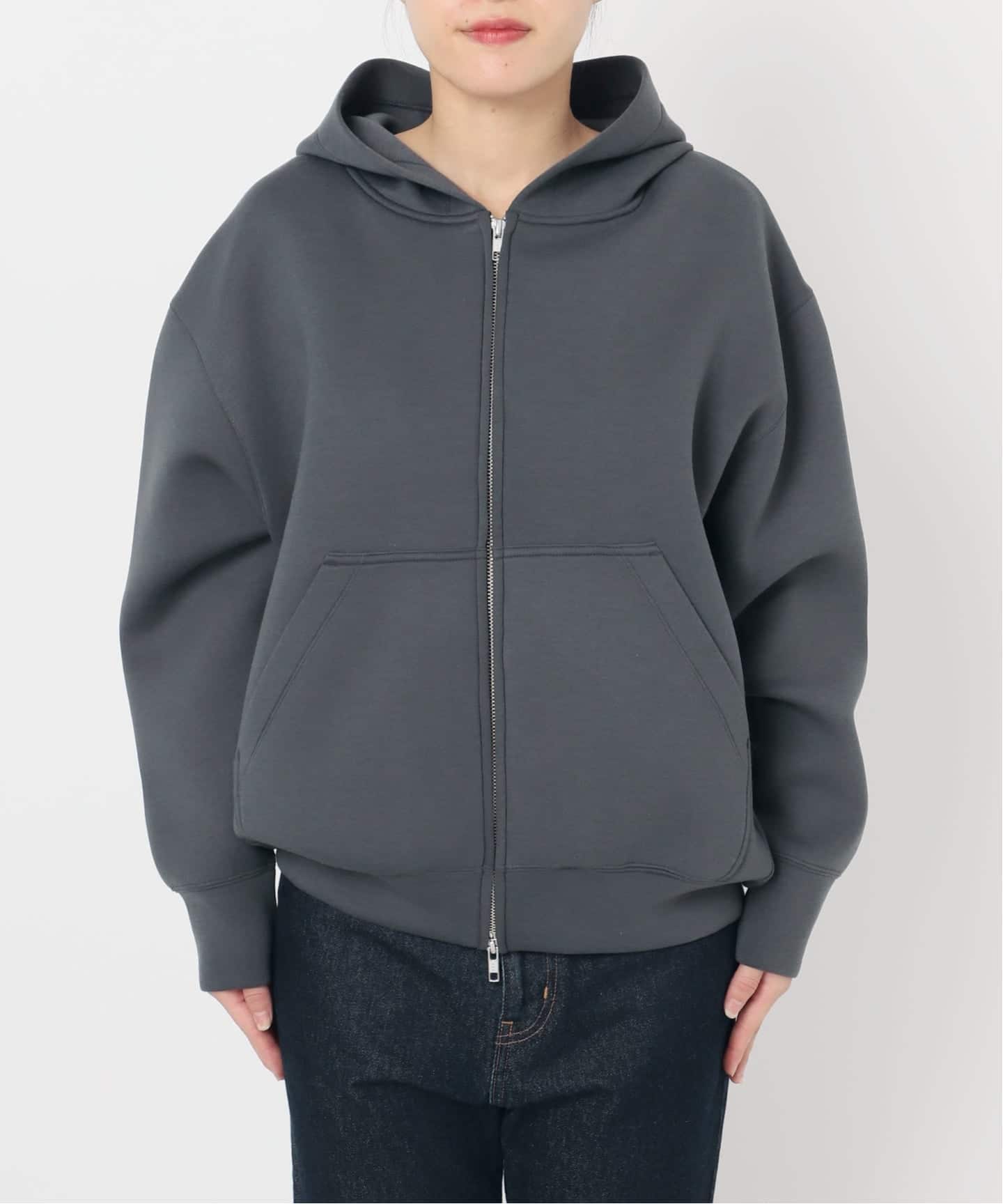 WEB限定/追加2》ボリュームジップアップフーディー（パーカー）｜SLOBE