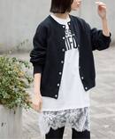 《追加》ダブルフェイスジャージースナップカーディガン