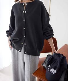 《追加2》ダブルフェイスジャージースナップカーディガン