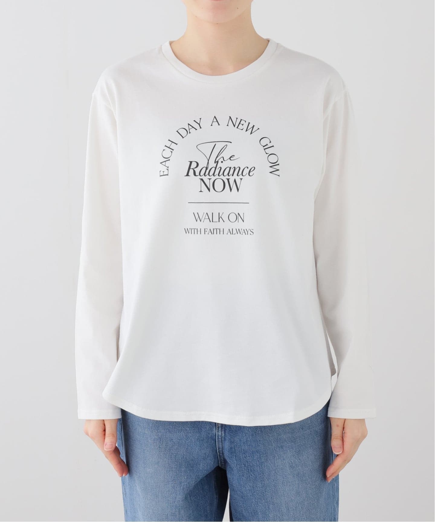 RadianceロゴロングTEE（Tシャツ／カットソー）｜SLOBE IENA（スローブ